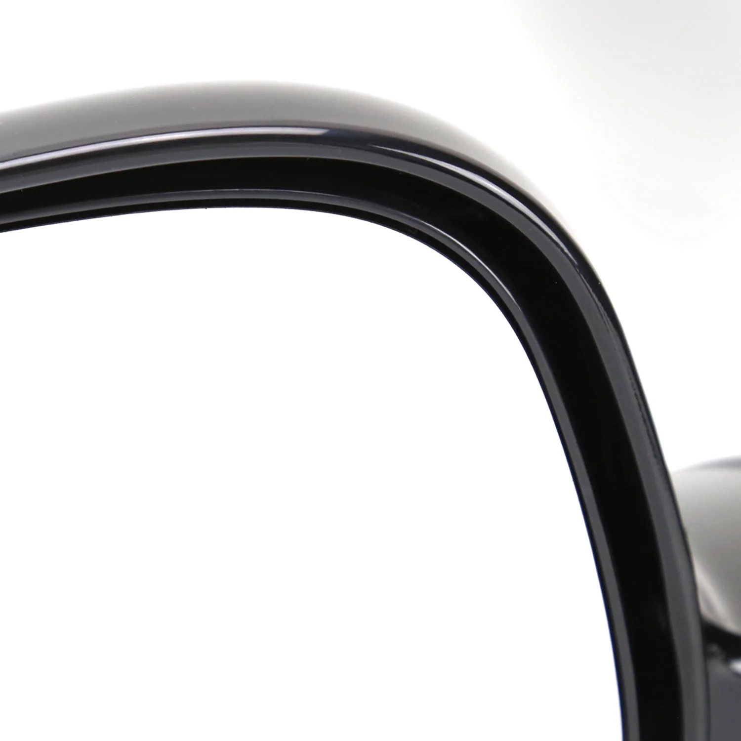 1994-1998 Chevy S10/ 94-1998 GMC S15 Glossy Black Manual Side Mirror Passenger - Image 4