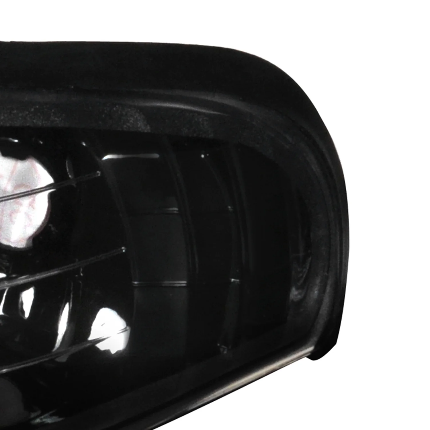 1994-1998 Ford Mustang Corner Parking Turn Signal Lights Amber Matt Black - Image 3