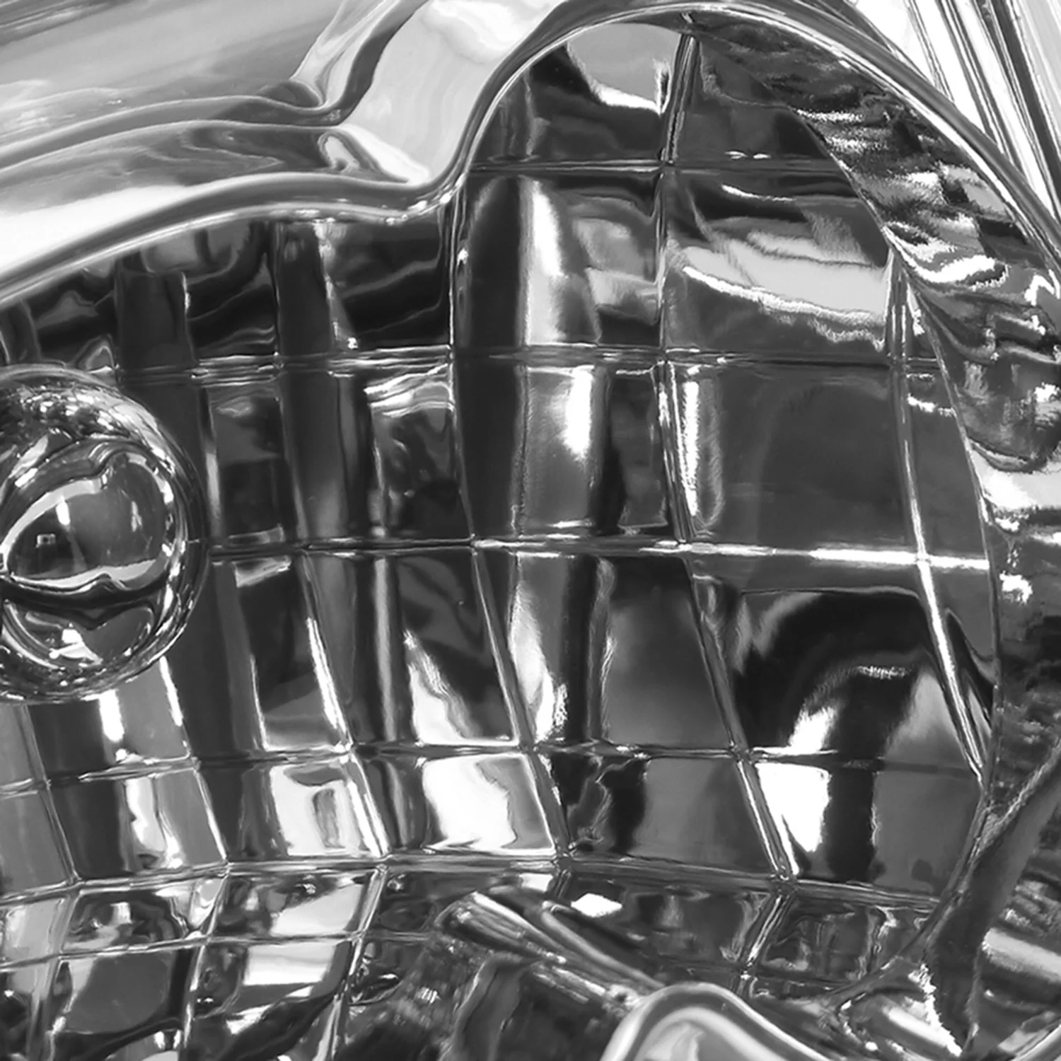 1994-1998 Ford Mustang Factory Style Headlights Chrome Housing/Clear Lens - Image 4