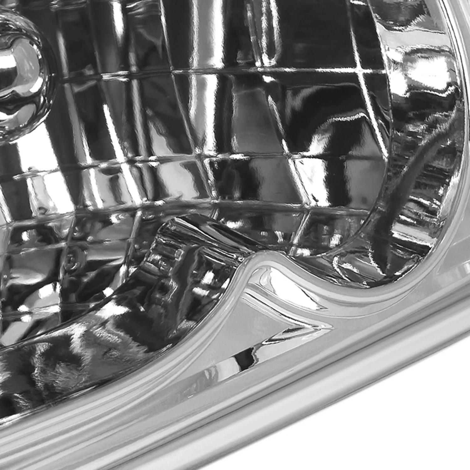 1994-1998 Ford Mustang Factory Style Headlights Chrome Housing/Clear Lens - Image 6