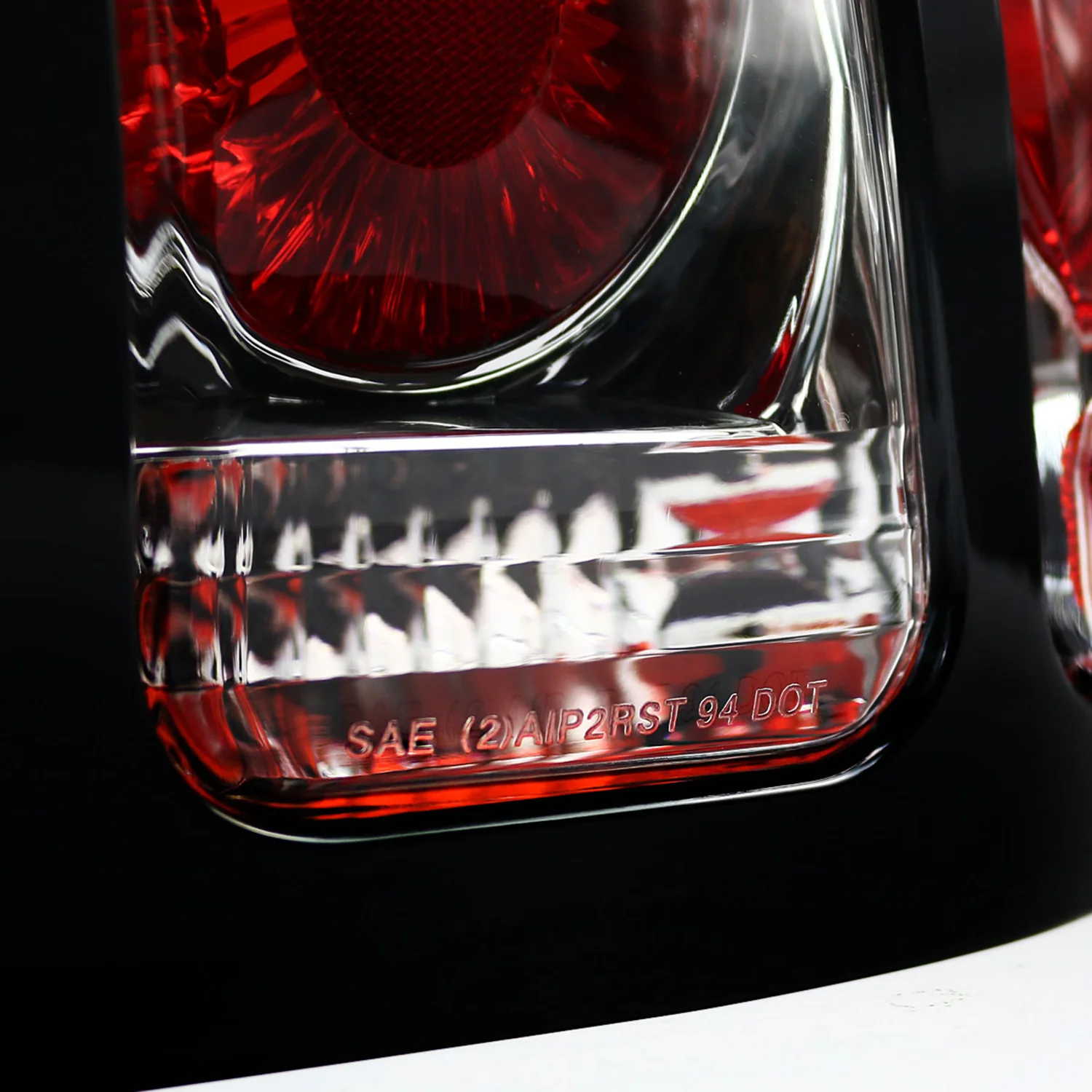 1994-1998 Ford Mustang Tail Lights Chrome Housing/Clear Lens - Image 6