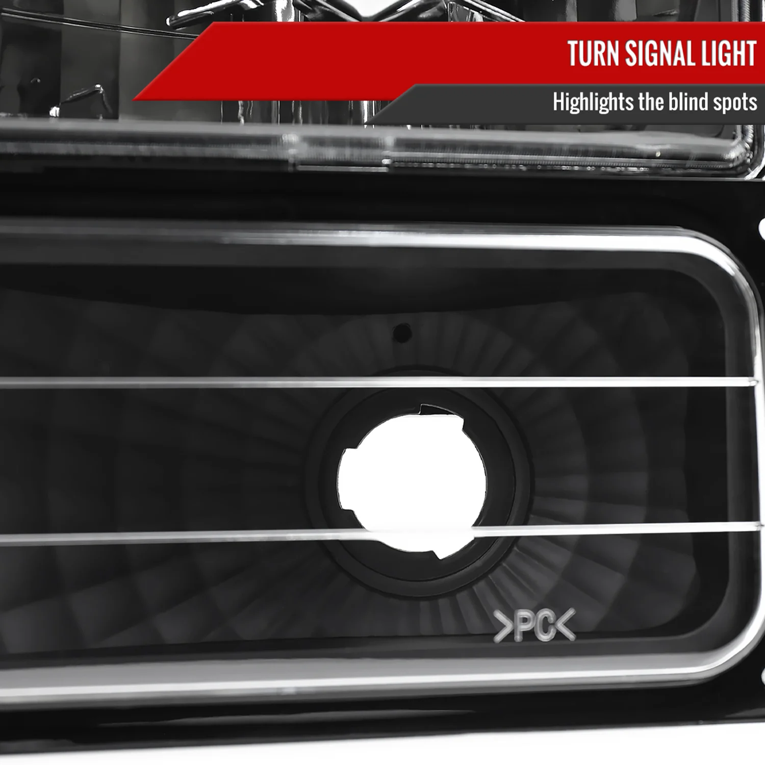 1994-1998 GMC C10 Sierra Yukon Factory Headlights Bumper&Corner Lamp - Image 4