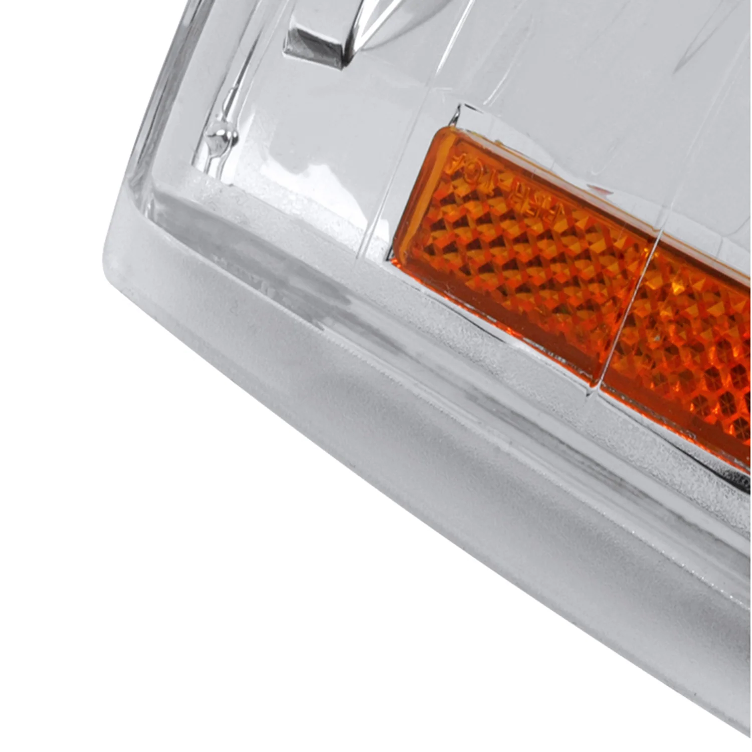 1994-1998 GMC Sierra/Yukon/Suburban Corner Lights Amber Reflectors Chrome - Image 5