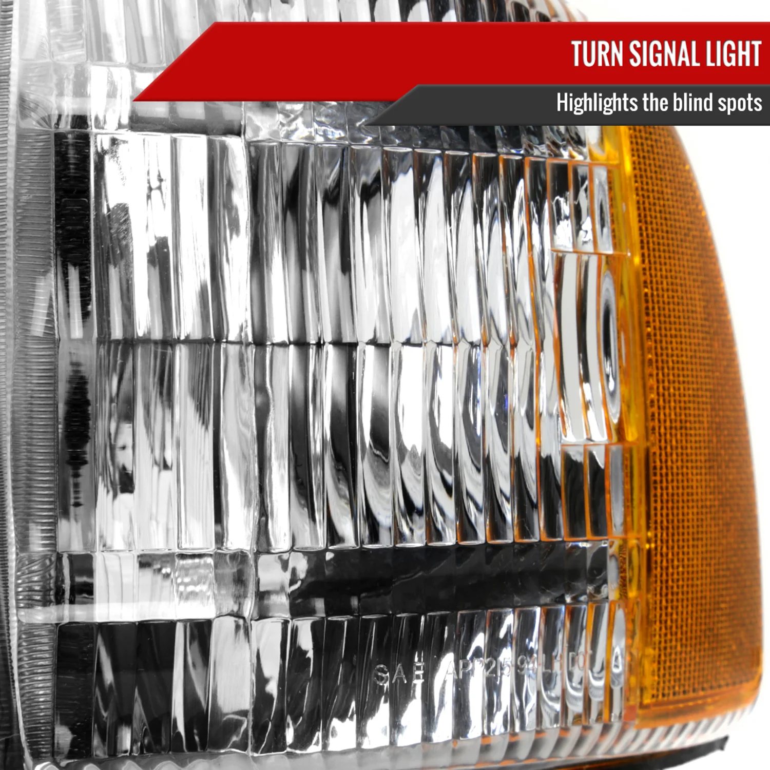 1994-2001 Dodge RAM 1500/2500/3500 Factory Headlights and Corner Lights Chrome - Image 4
