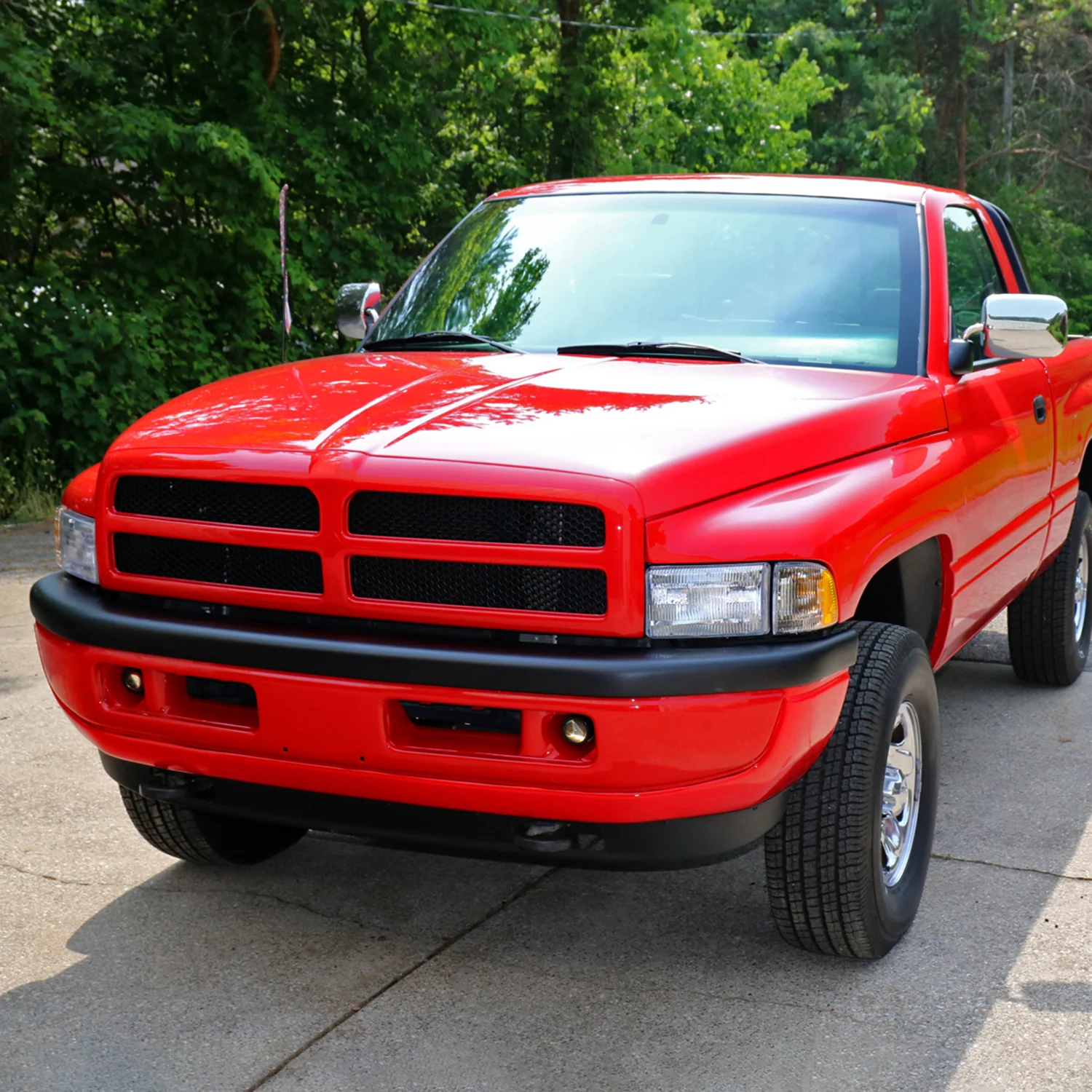 1994-2001 Dodge RAM 1500/2500/3500 Factory Headlights and Corner Lights Chrome - Image 9
