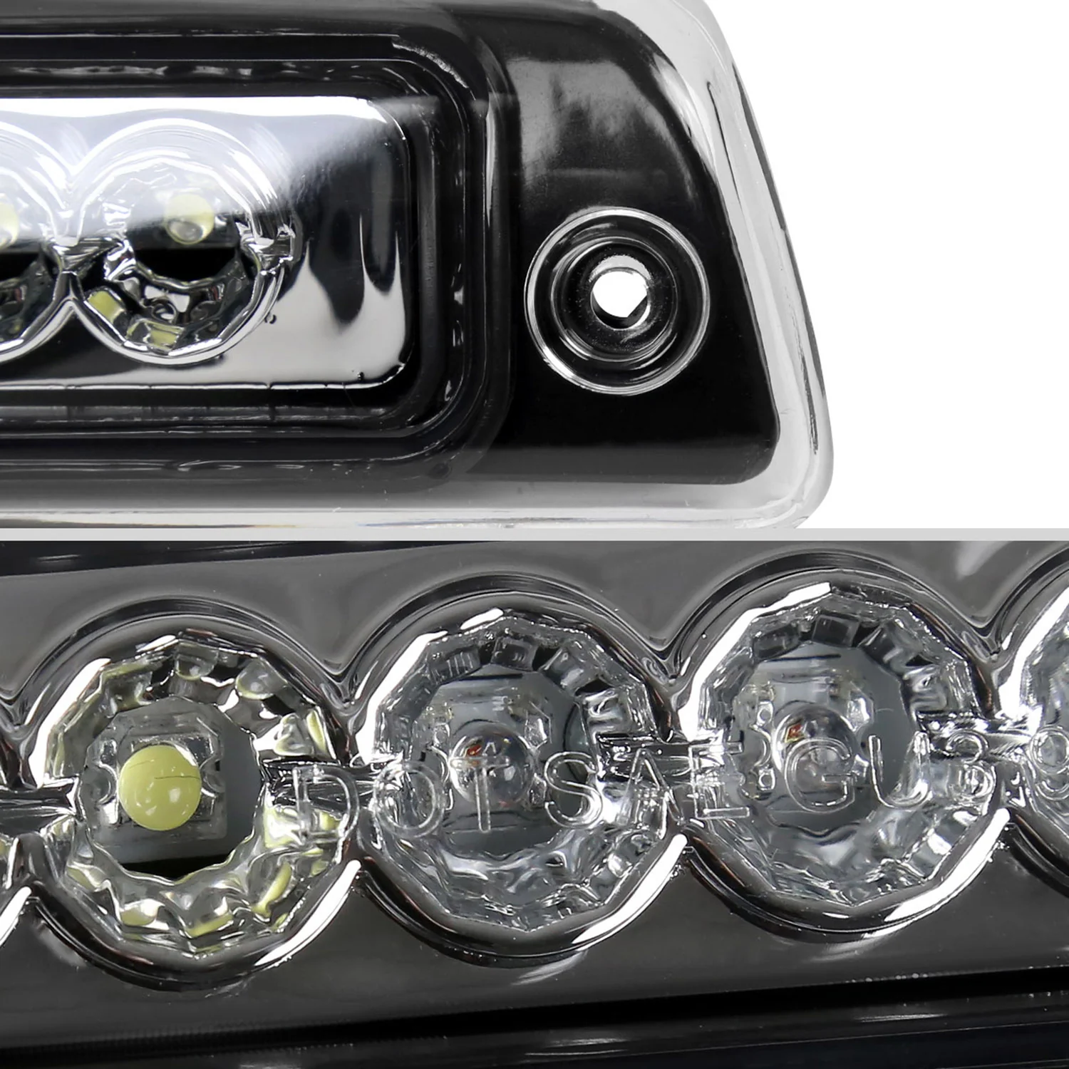 1994-2002 Dodge RAM LED 3rd Brake Light Chrome Housing/Clear Lens - Image 6