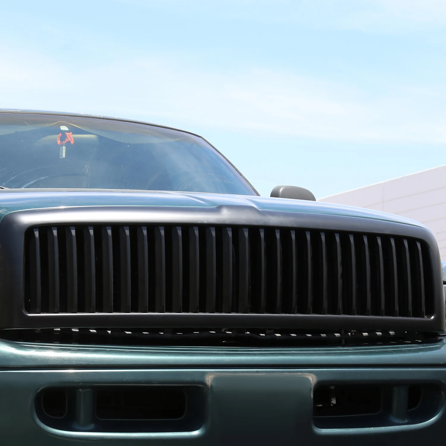 1994-2002 Dodge RAM Matte Black ABS Vertical Grille - Image 9