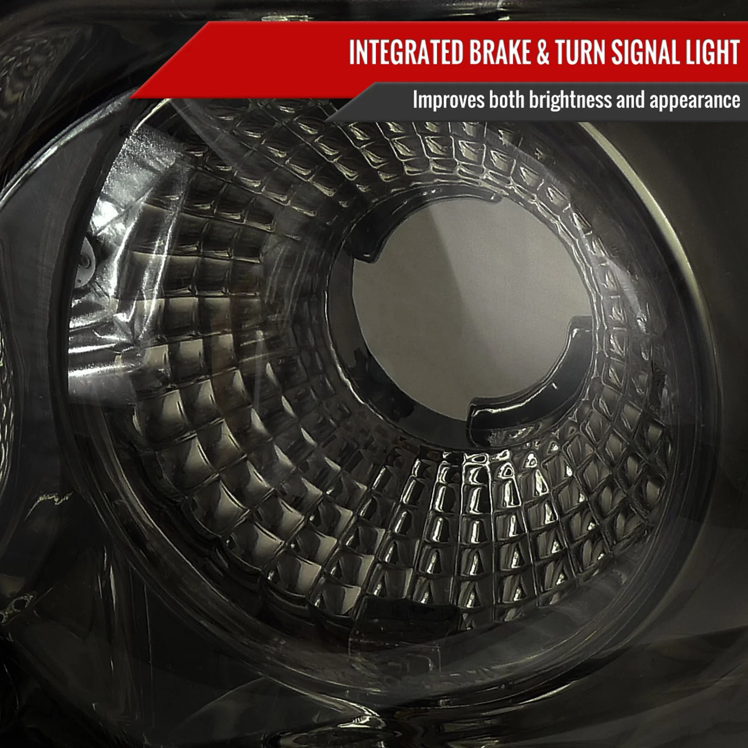 1994-2002 Dodge RAM Tail Lights Chrome Housing/Smoke Lens - Image 3