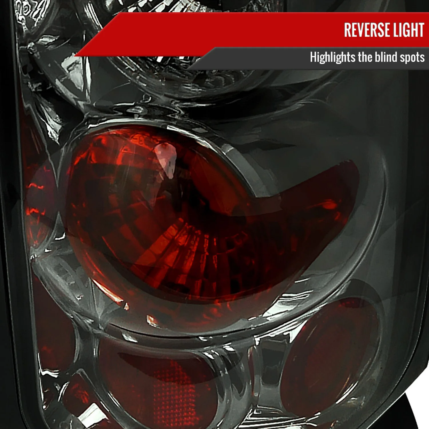 1994-2002 Dodge RAM Tail Lights Chrome Housing/Smoke Lens - Image 4