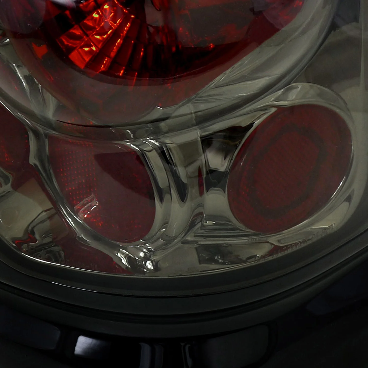 1994-2002 Dodge RAM Tail Lights Chrome Housing/Smoke Lens - Image 5