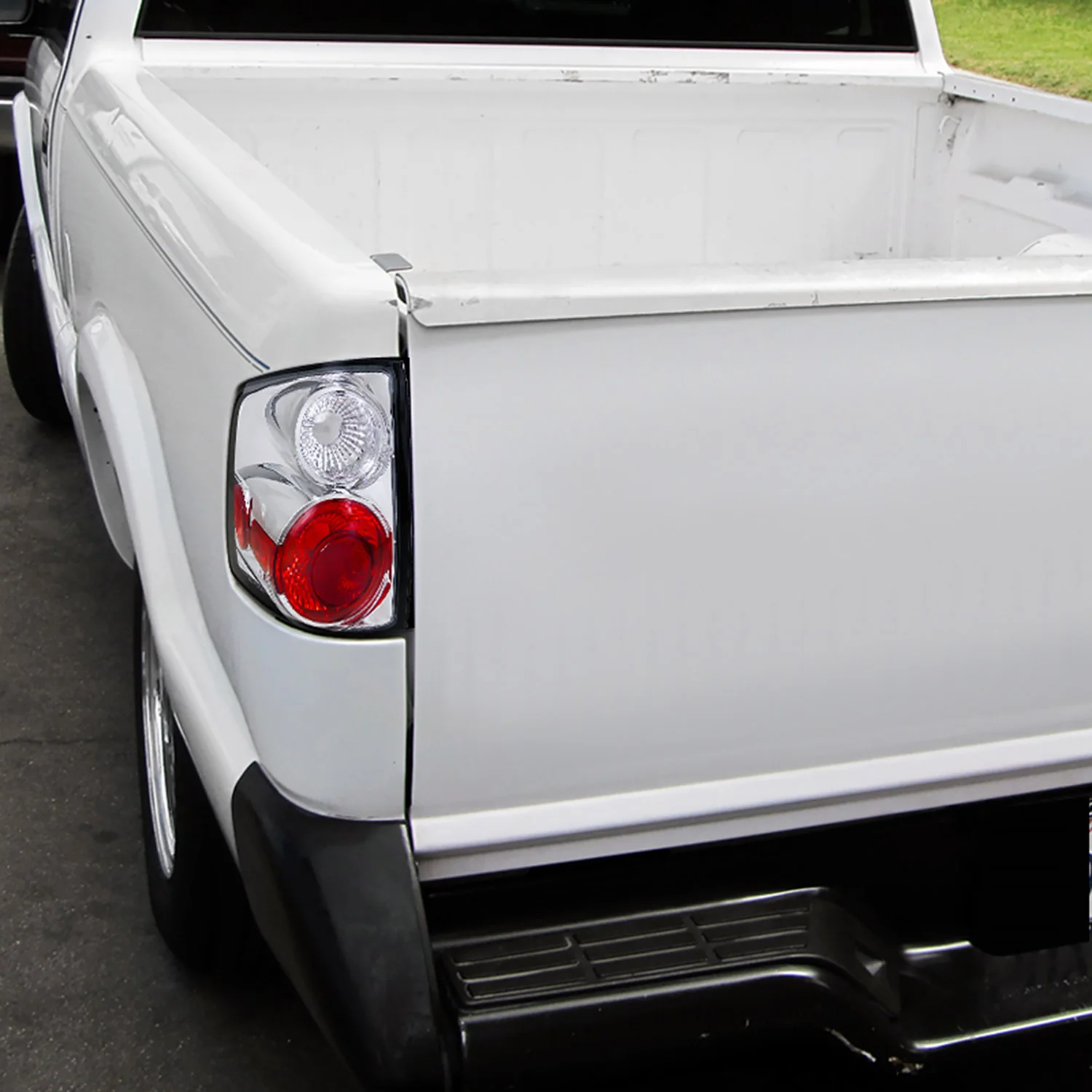 1994-2004 Chevy S10/ GMC Sonoma/ Isuzu Hombre Tail Lights Chrome/Clear Lens - Image 10