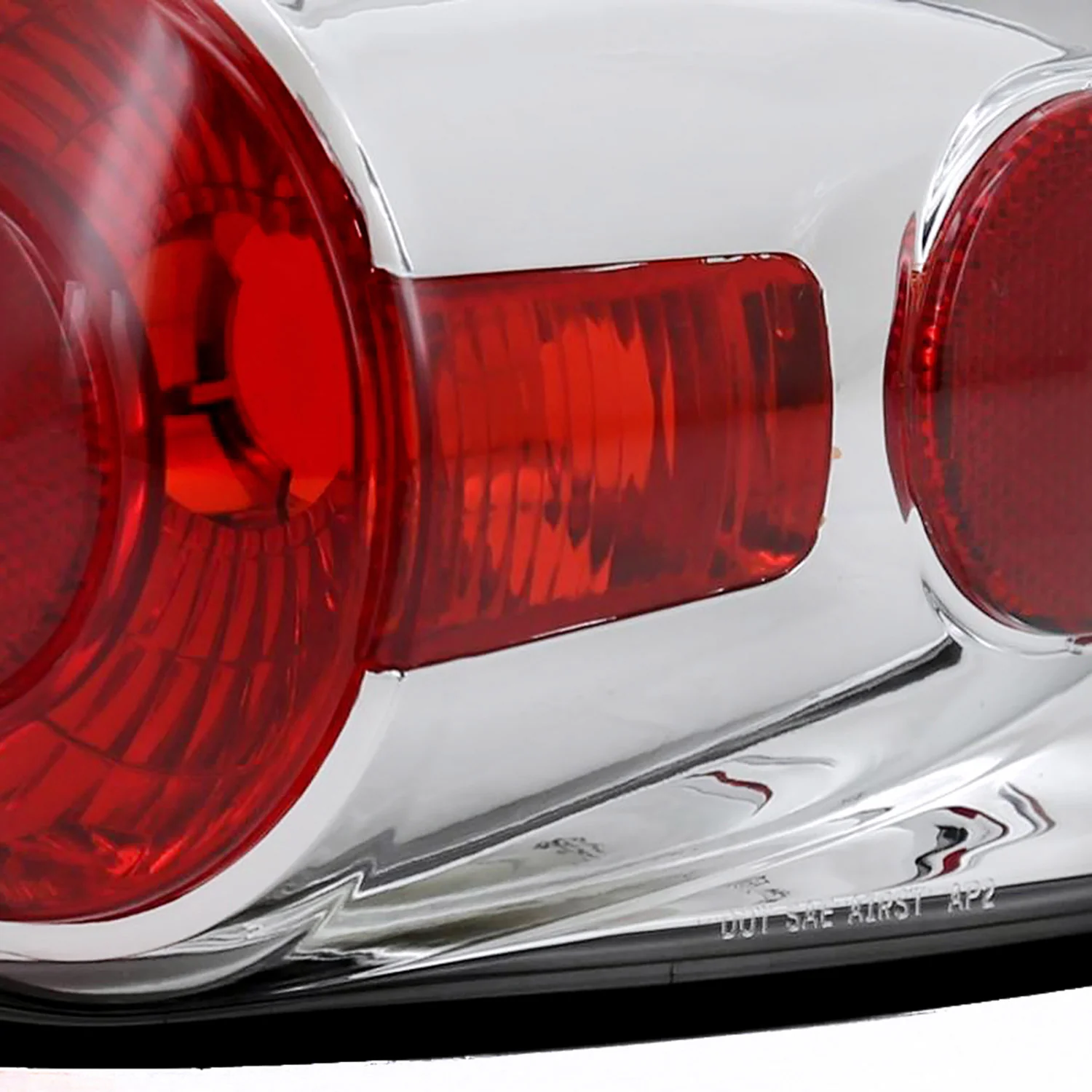 1994-2004 Chevy S10/ GMC Sonoma/ Isuzu Hombre Tail Lights Chrome/Clear Lens - Image 6