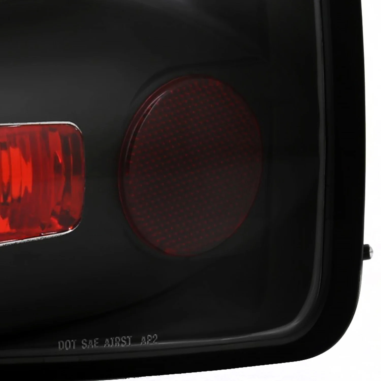 1994-2004 Chevy S10/ GMC Sonoma/ Isuzu Hombre Tail Lights Matte Black/Clear - Image 5