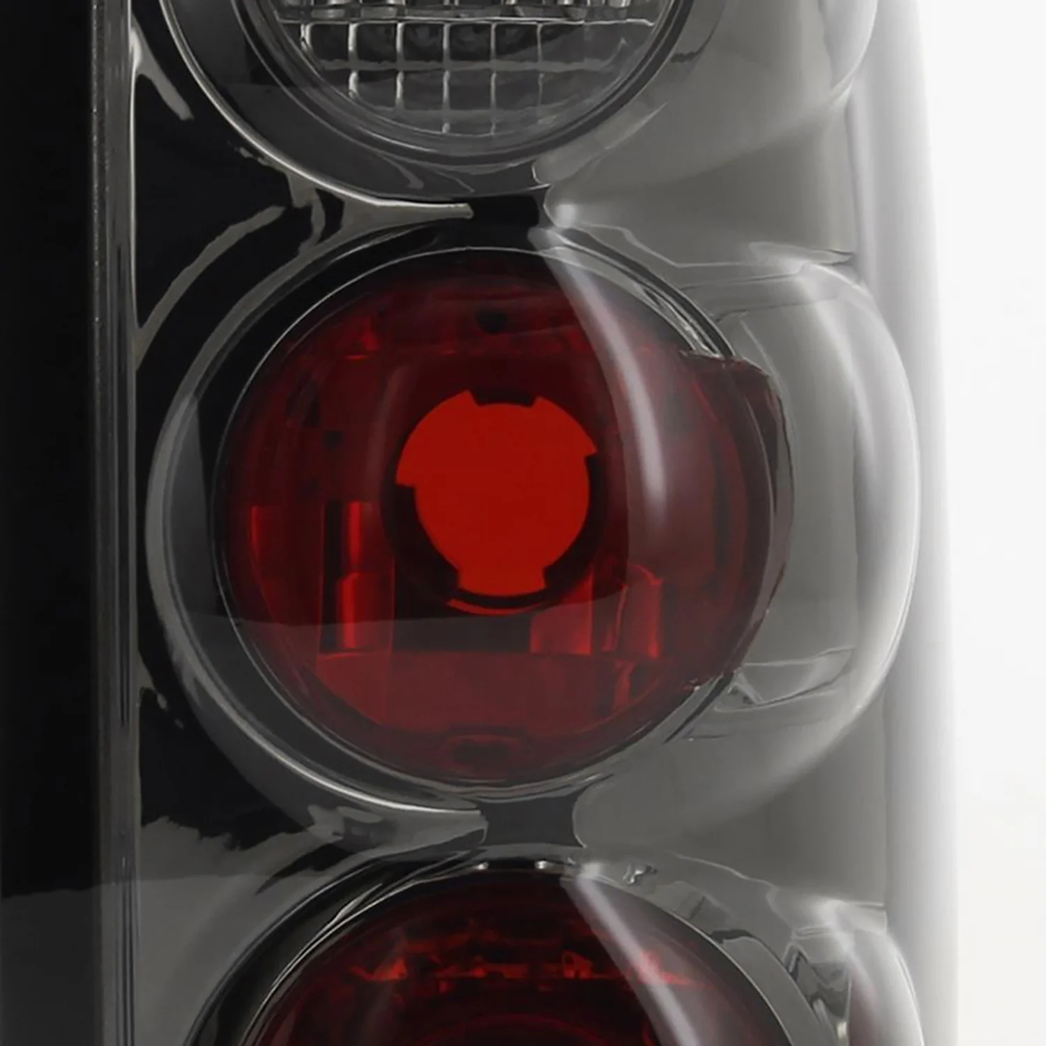 1995-1997 Ford Explorer Tail Lights Chrome Housing/Smoke Lens - Image 3