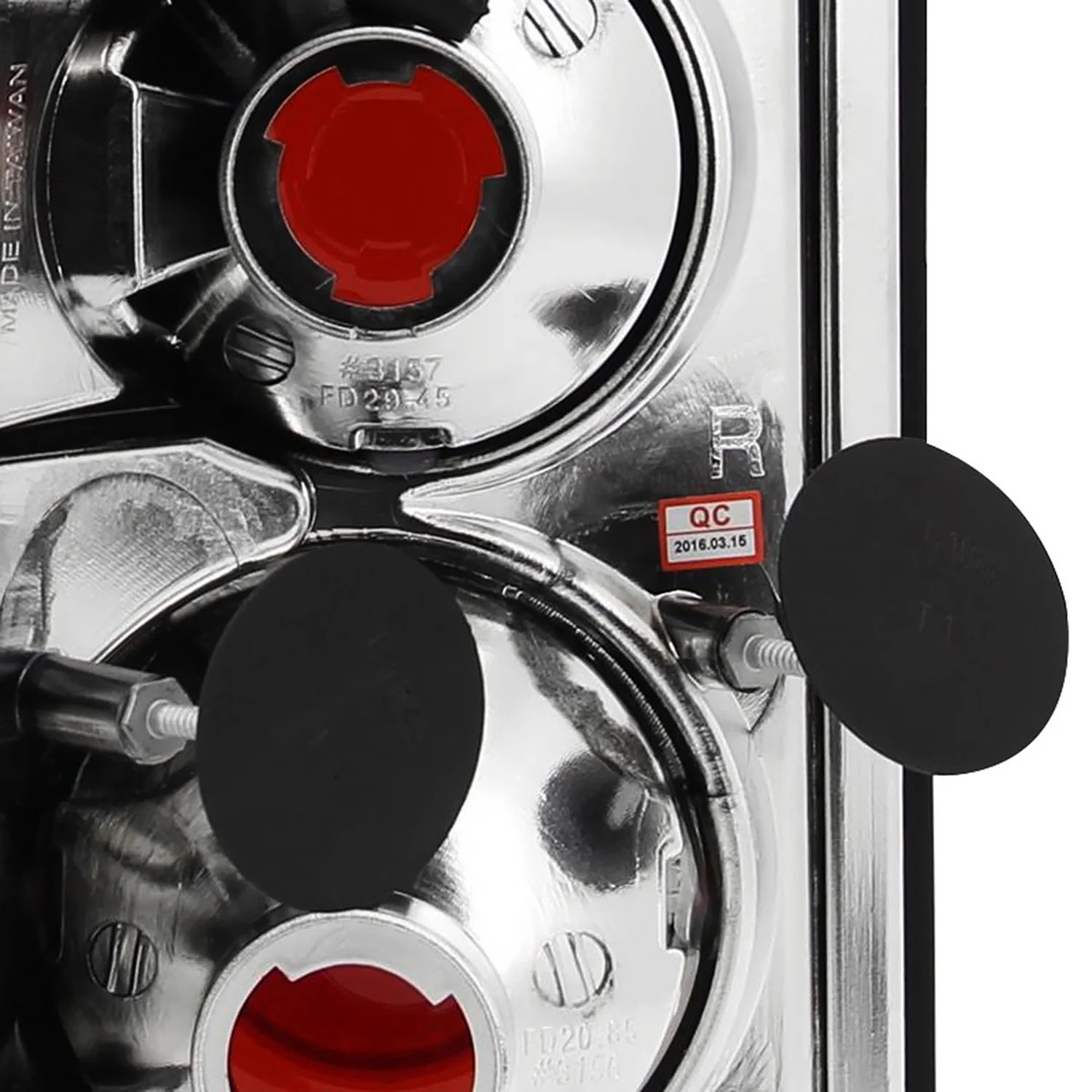 1995-1997 Ford Explorer Tail Lights Matte Black Housing/Clear Lens - Image 8