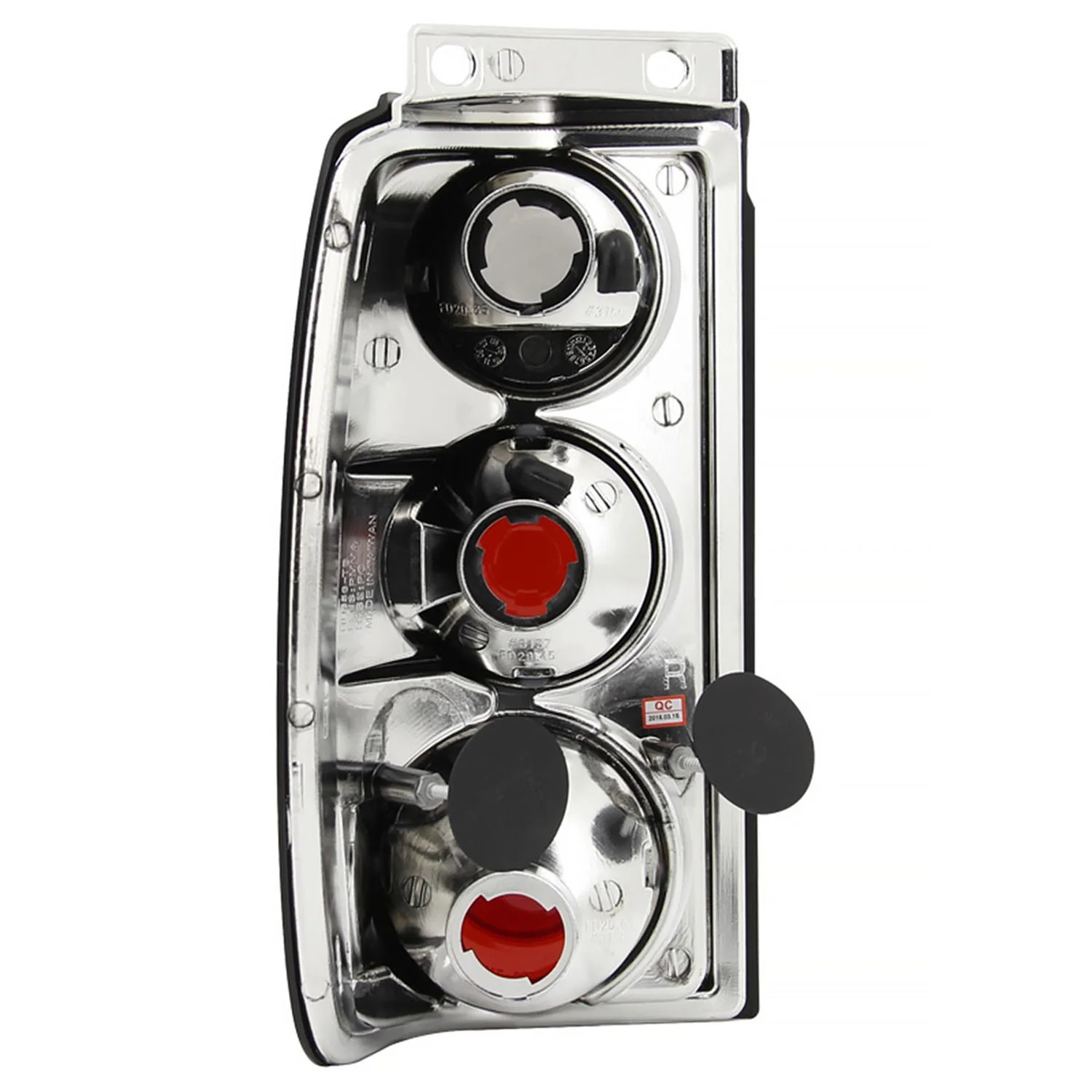 1995-1997 Ford Explorer Tail Lights Matte Black Housing/Clear Lens - Image 9
