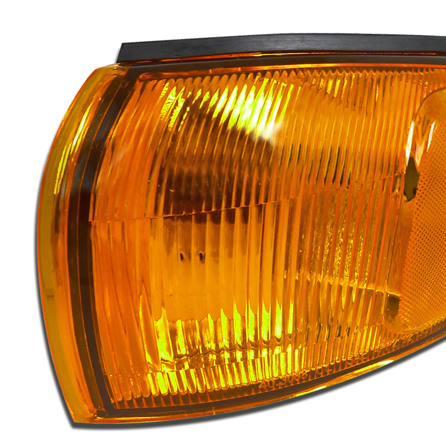 1995-2001 Subaru Impreza Corner Lights Chrome Housing/Amber Lens - Image 2