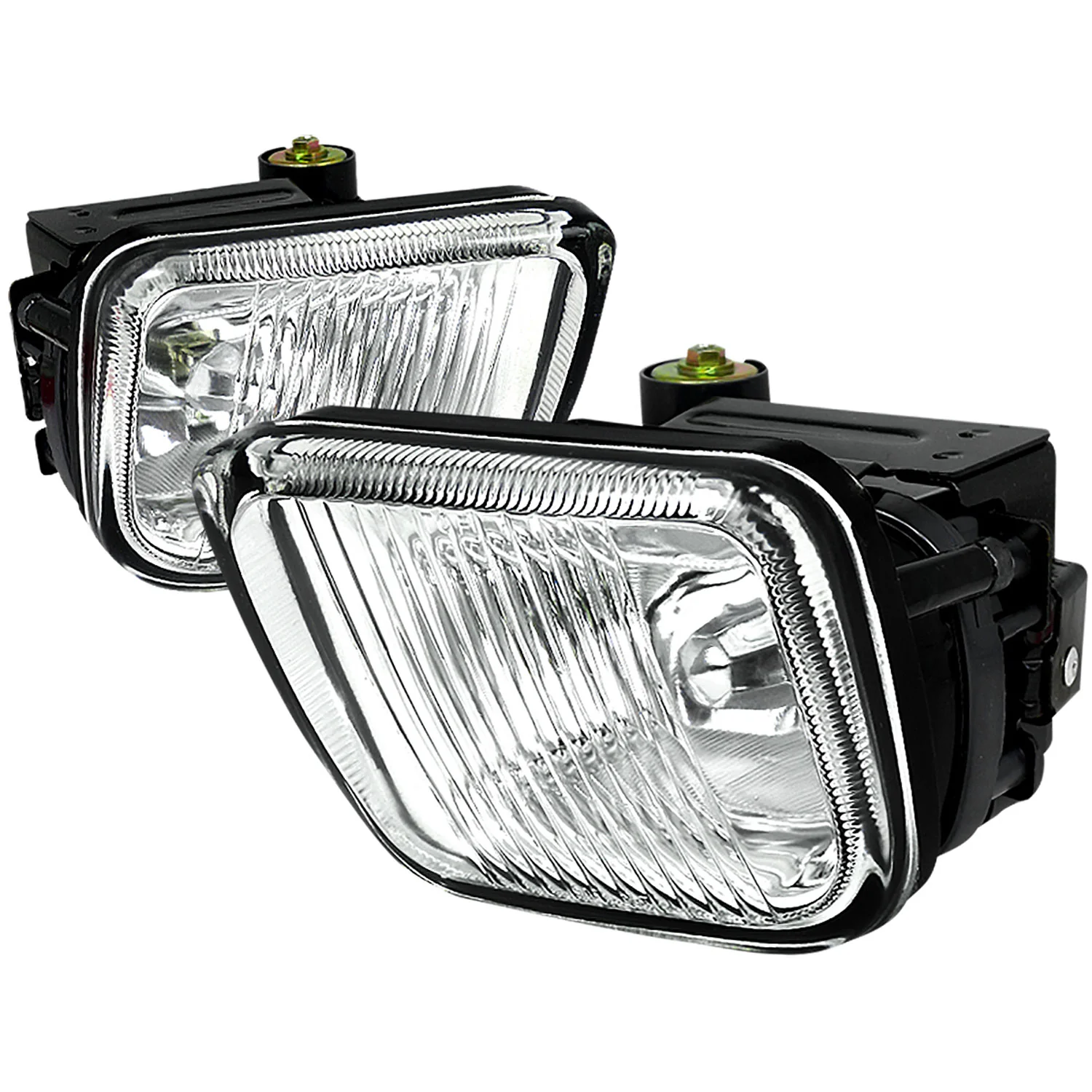 1996-1998 Honda Civic H3 Fog Lights Kit Chrome Housing/Clear Lens