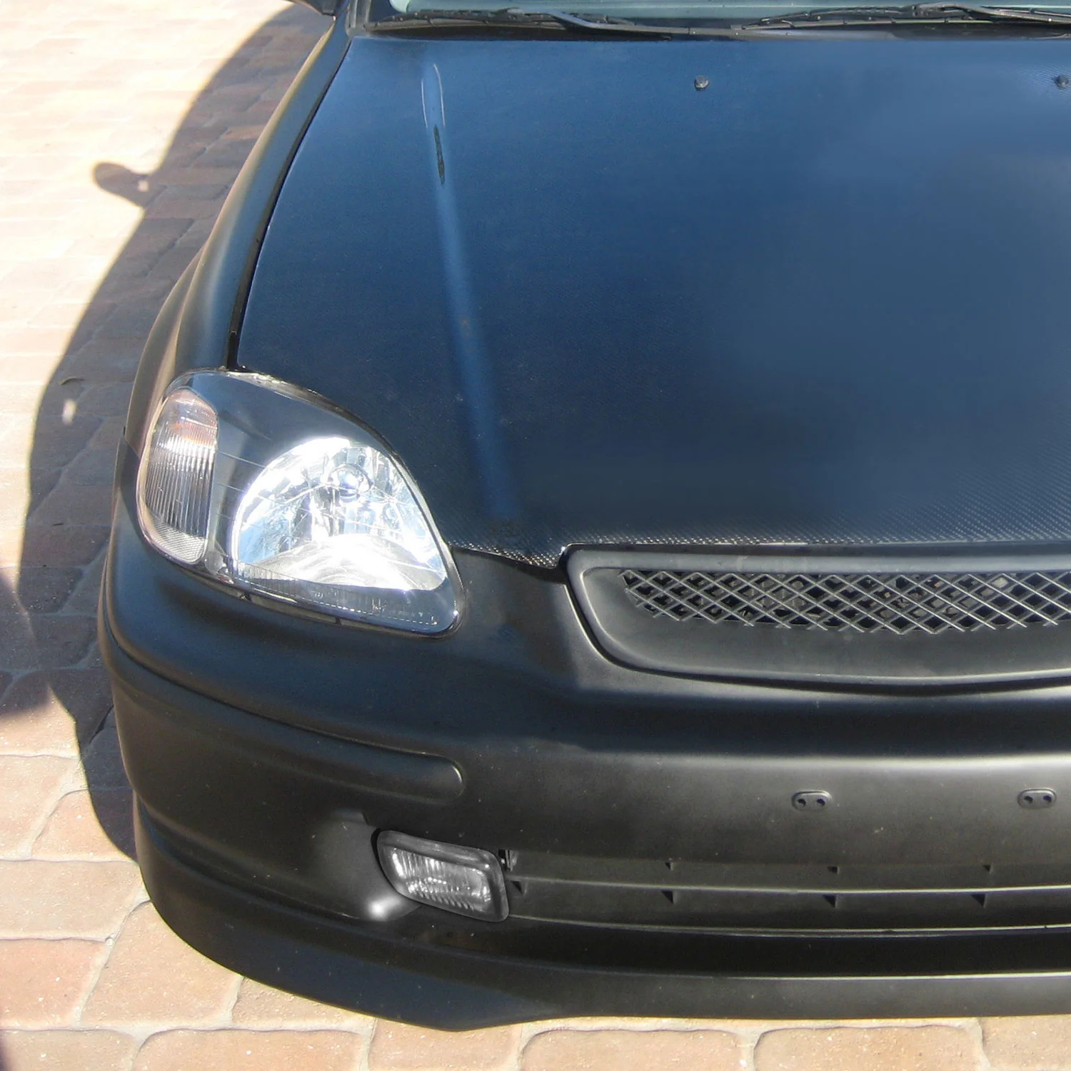 1996-1998 Honda Civic H3 Fog Lights Kit Chrome Housing/Clear Lens - Image 9