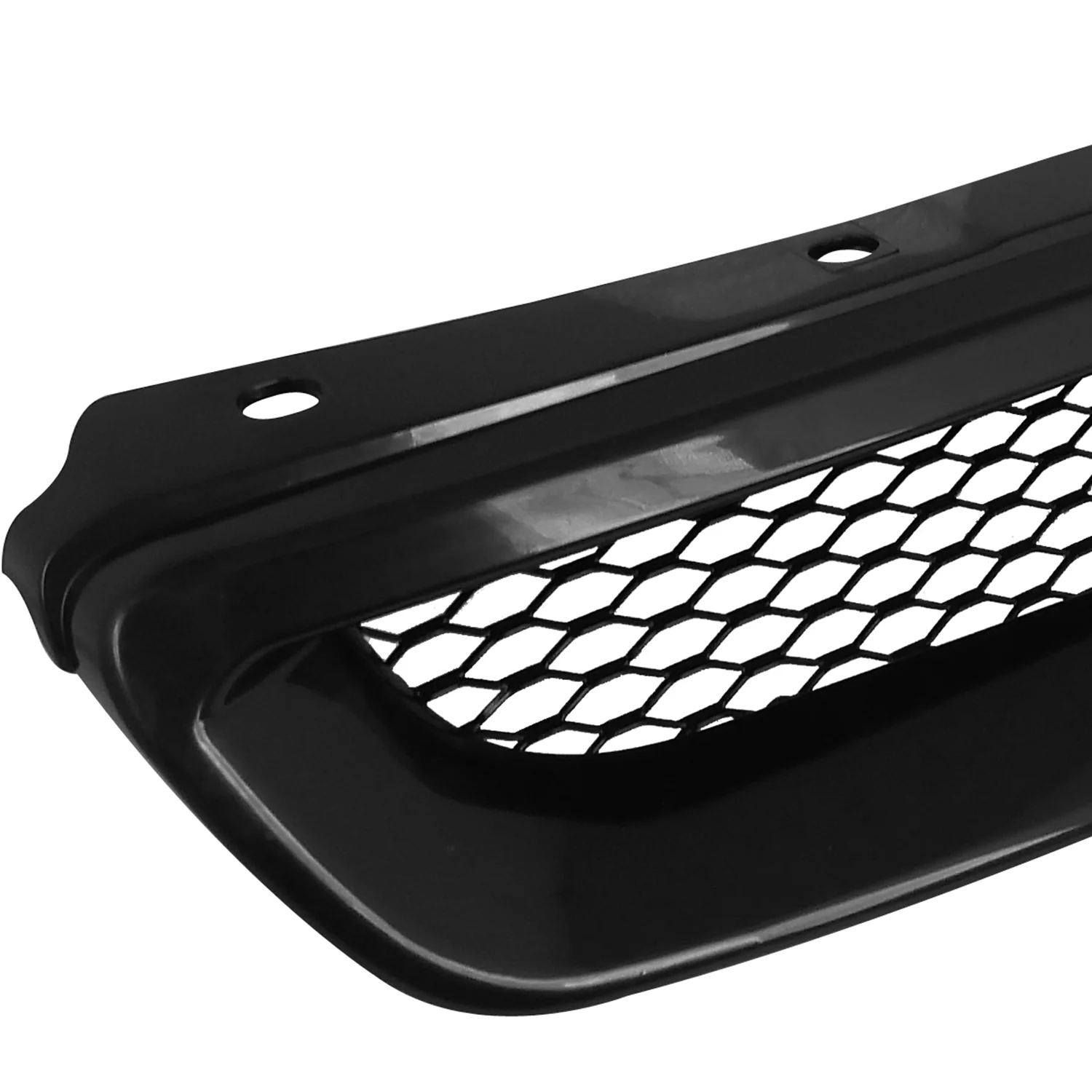 1996-1998 Honda Civic TR Style Black ABS Mesh Grille - Image 2