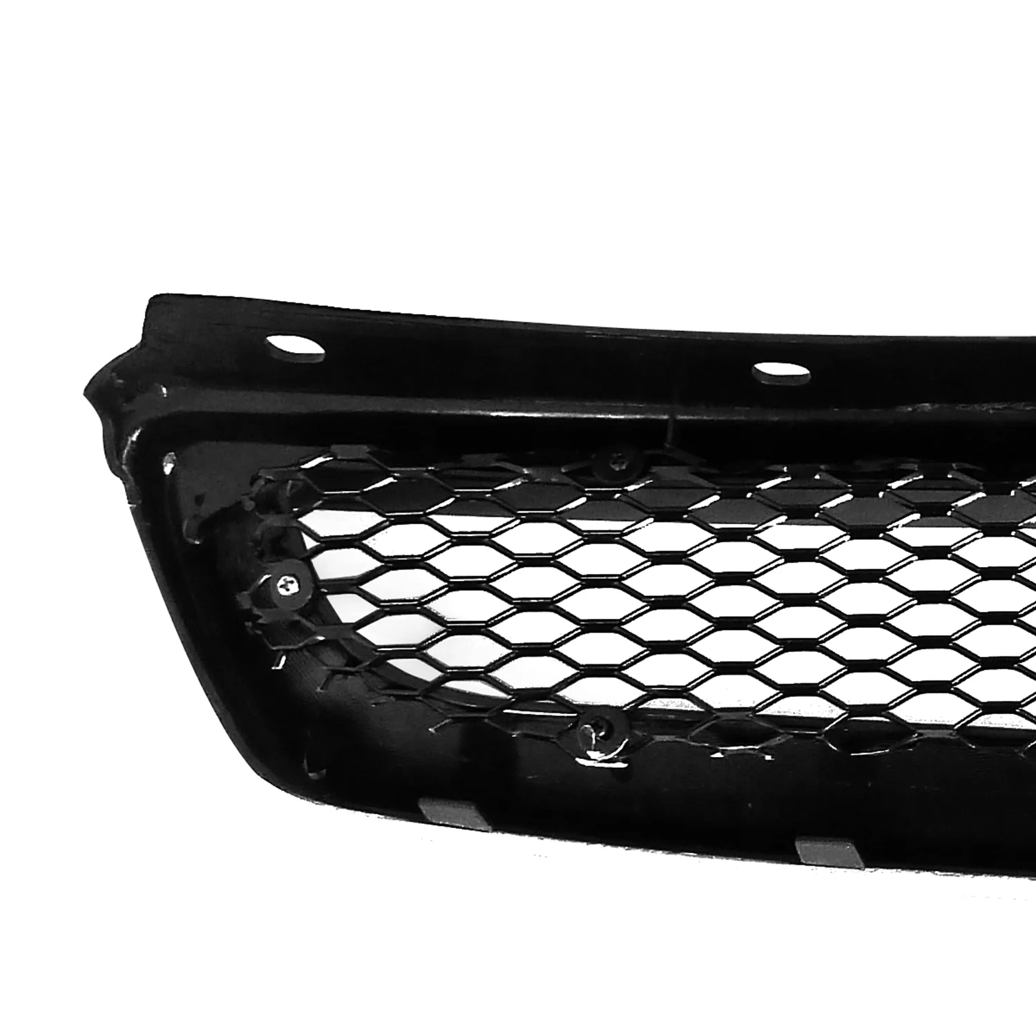 1996-1998 Honda Civic TR Style Black ABS Mesh Grille - Image 7