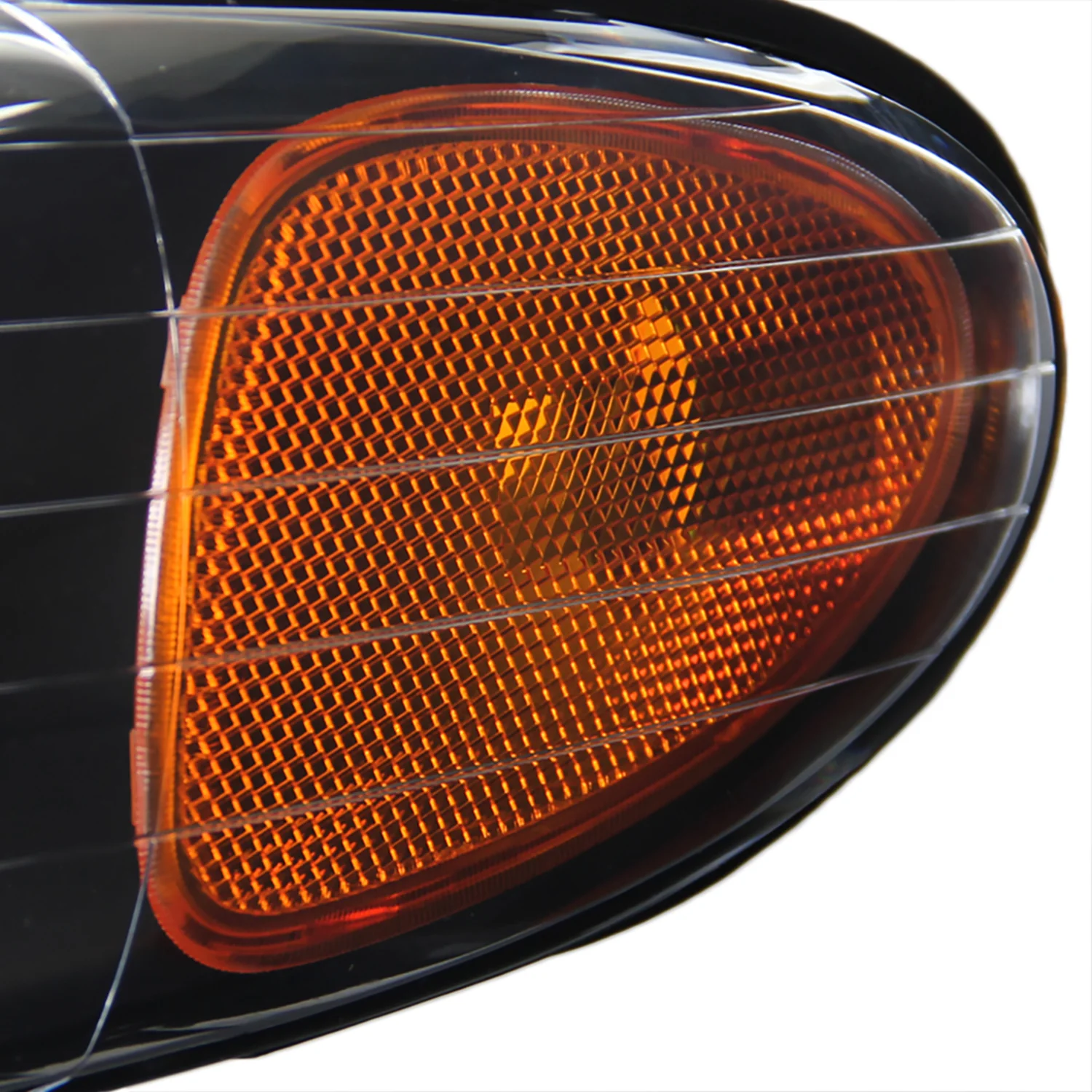 1996-2000 Dodge Caravan Chrysler Voyager/Town&Country Crystal Headlights Black - Image 5