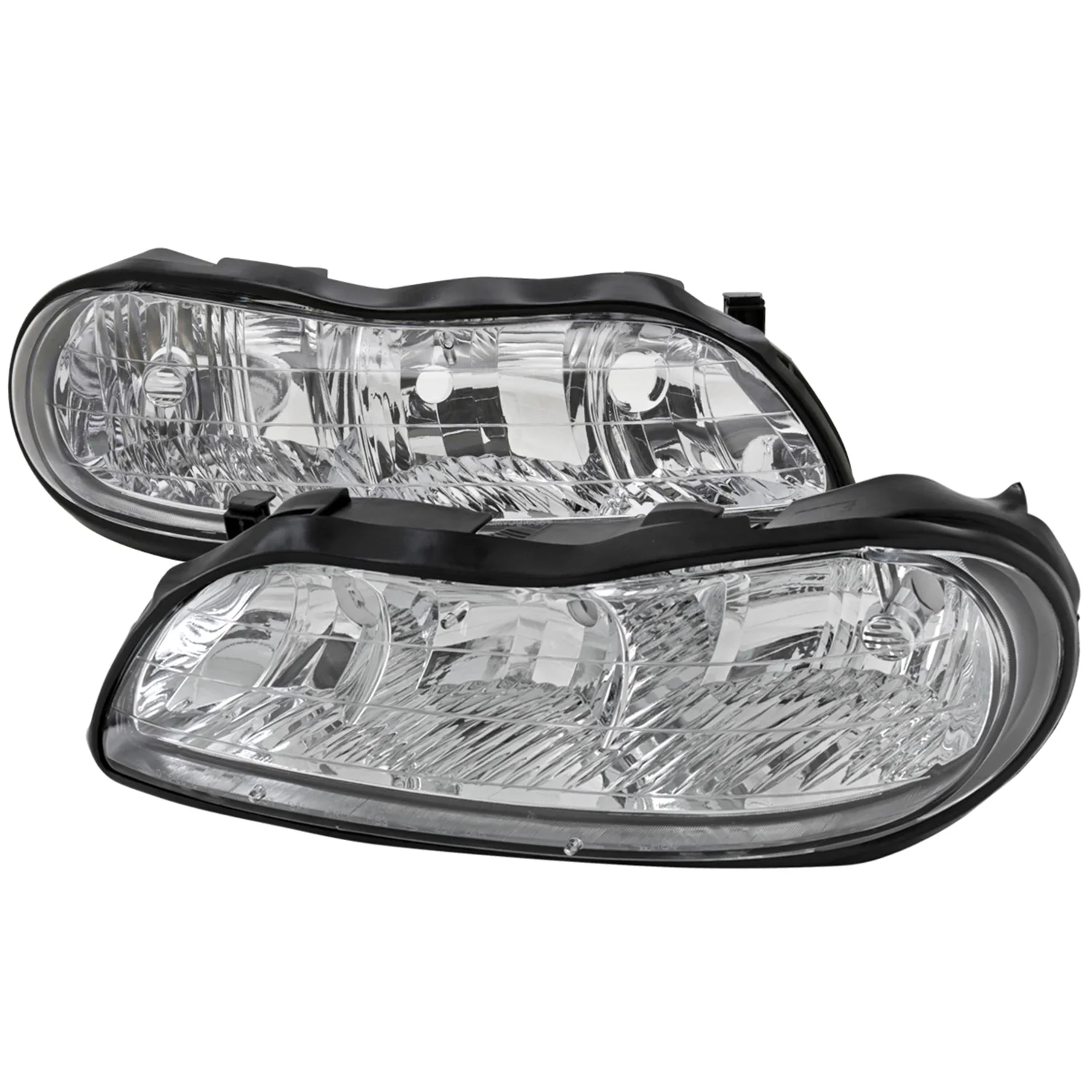 1997-1999 Oldsmobile Cutlass /Chevy Malibu /Classic Factory Headlights Chrome