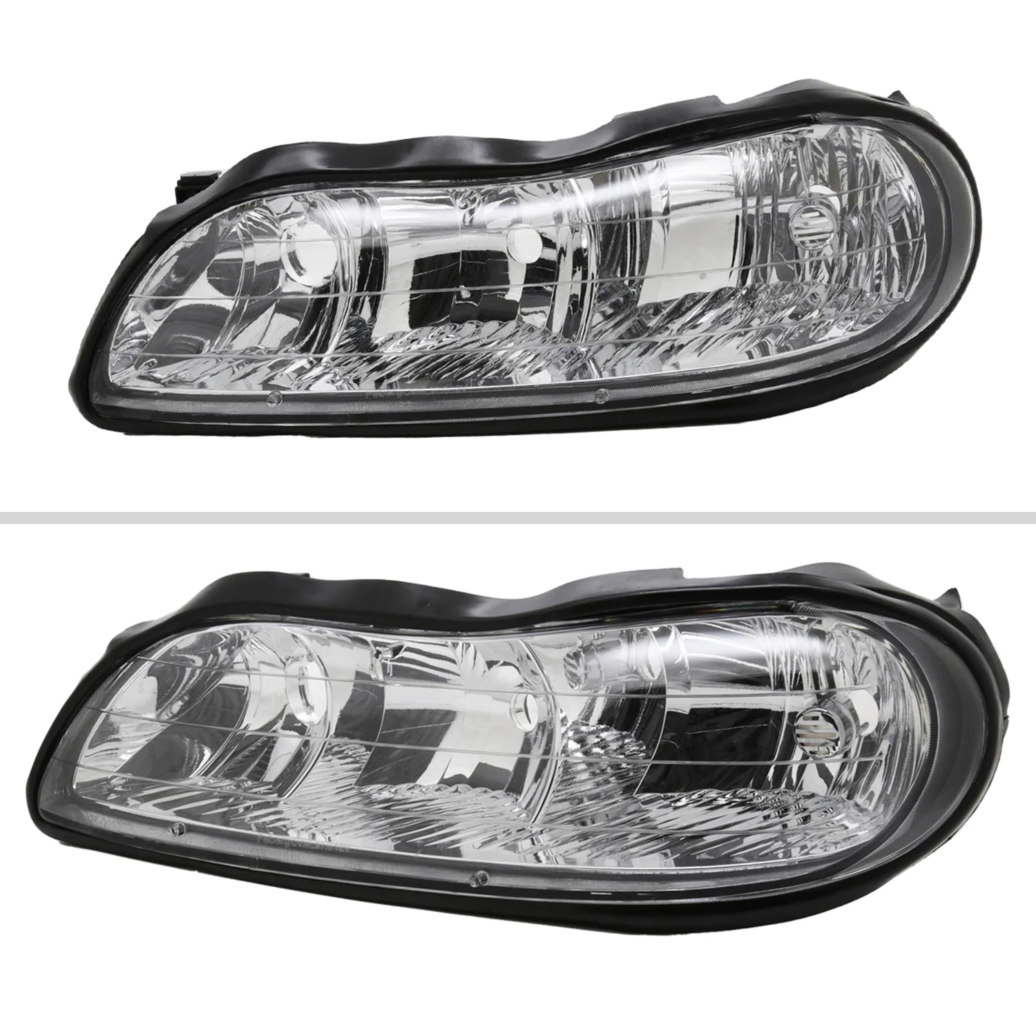1997-1999 Oldsmobile Cutlass /Chevy Malibu /Classic Factory Headlights Chrome - Image 2