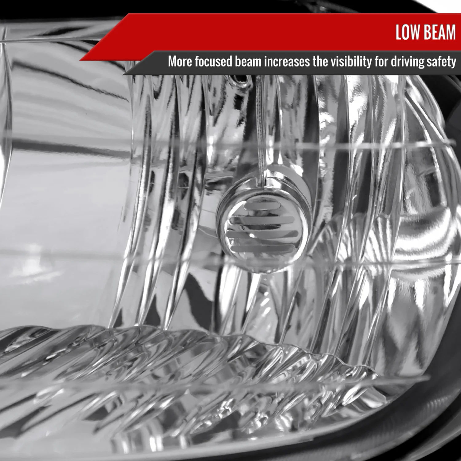 1997-1999 Oldsmobile Cutlass /Chevy Malibu /Classic Factory Headlights Chrome - Image 3