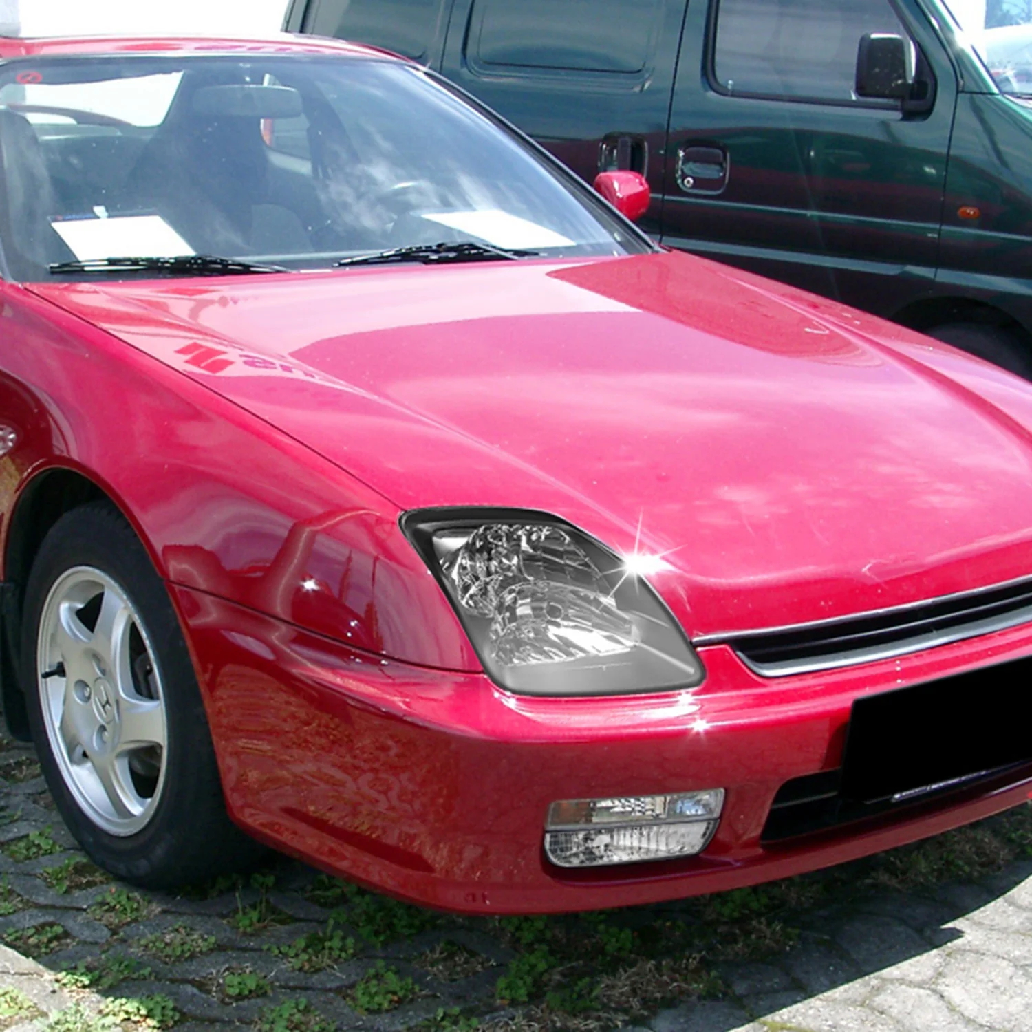 1997-2001 Honda Prelude H3 Fog Lights Kit Chrome Housing/Yellow Lens - Image 10