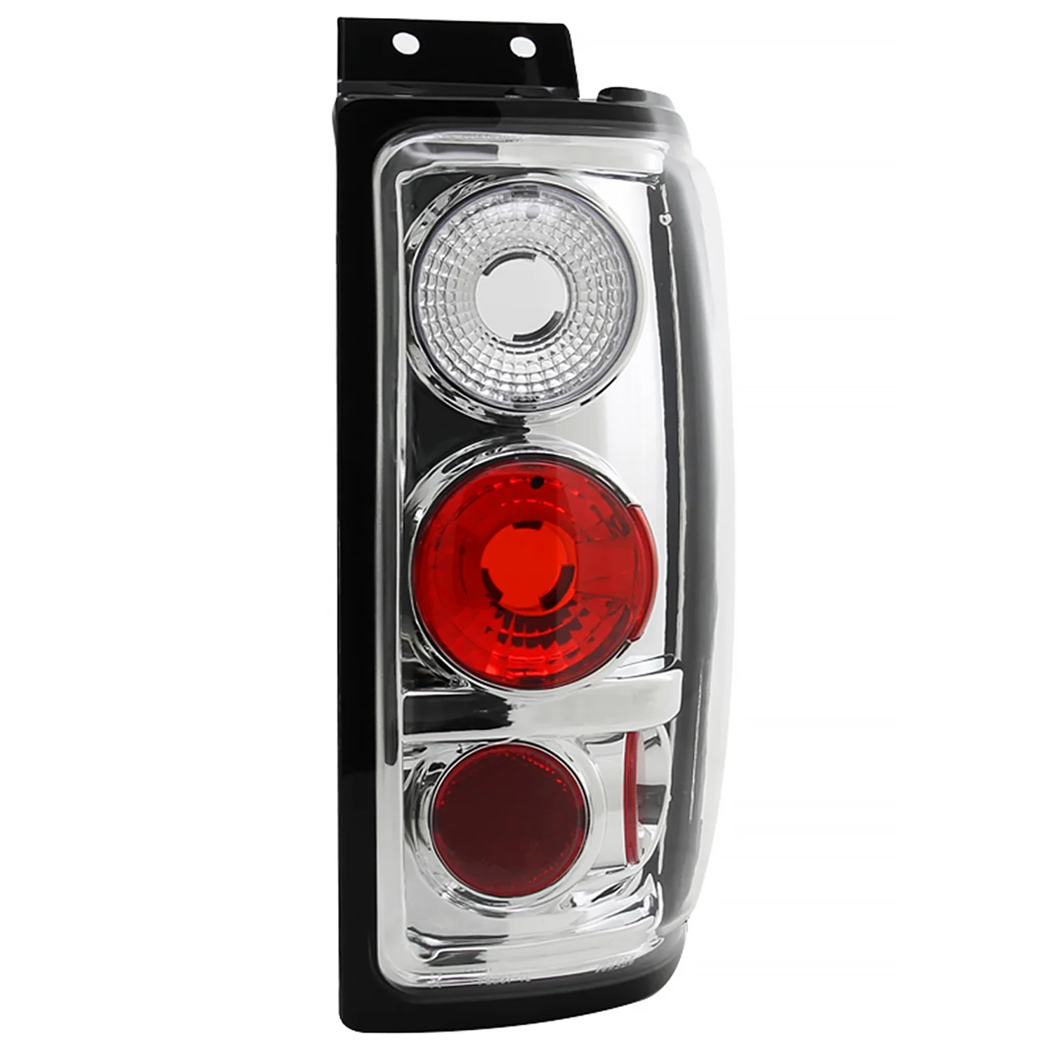 1997-2002 Ford Expedition Tail Lights Chrome Housing/Clear Lens - Image 4