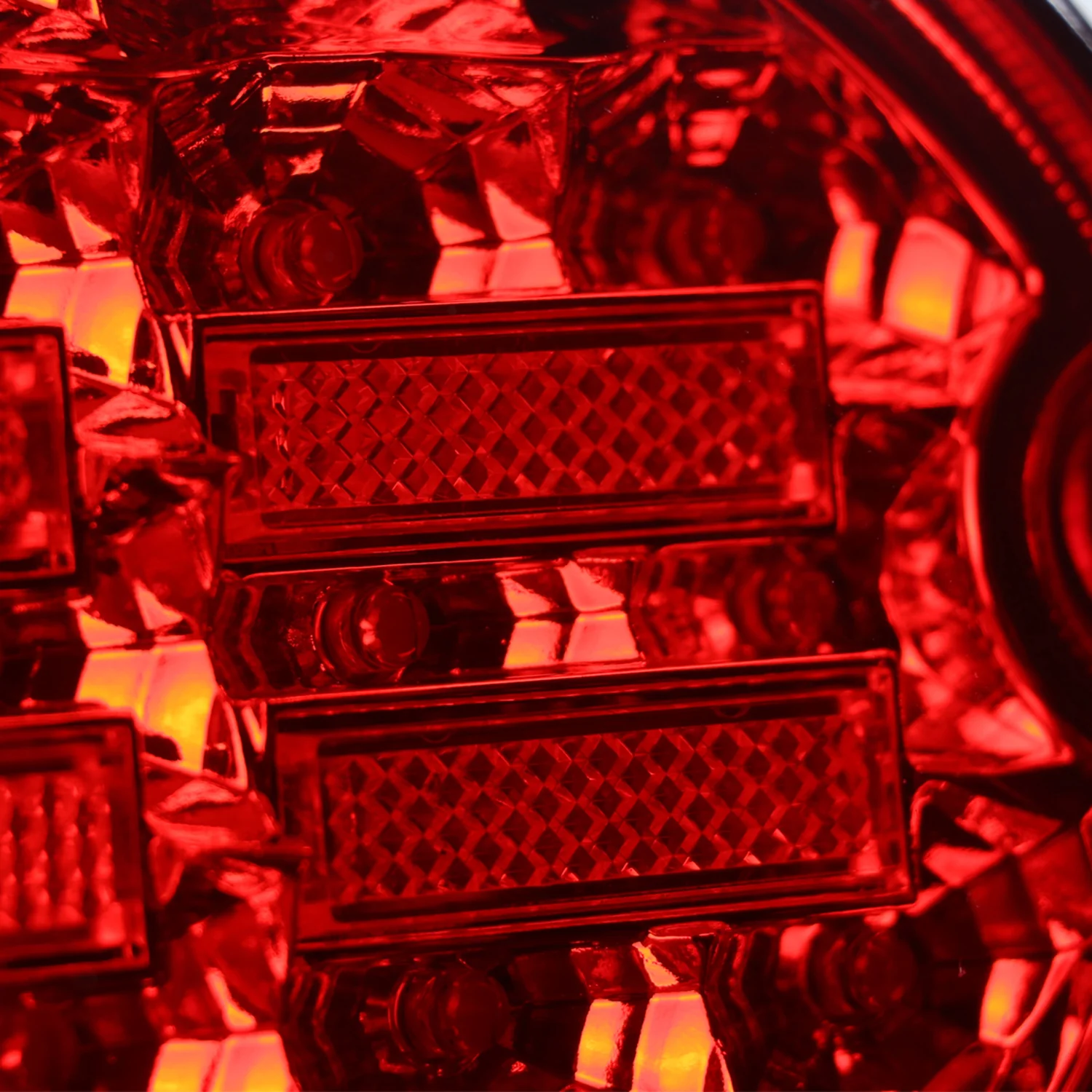 1997-2004 Chevrolet Corvette C5 LED Tail Lights Chrome Housing/Red Lens - Image 6