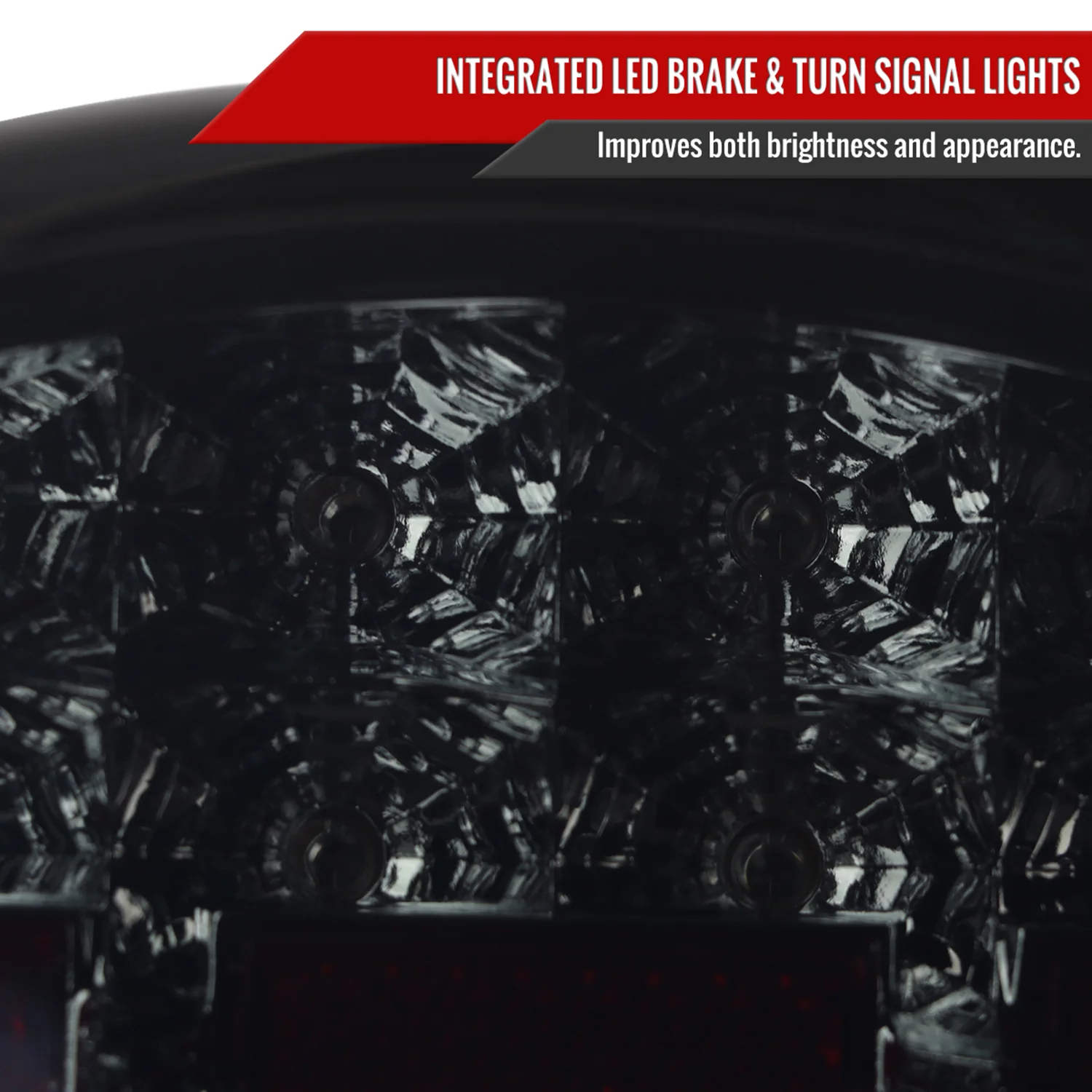 1997-2004 Chevrolet Corvette C5 LED Tail Lights Chrome Housing/Smoke Lens - Image 3