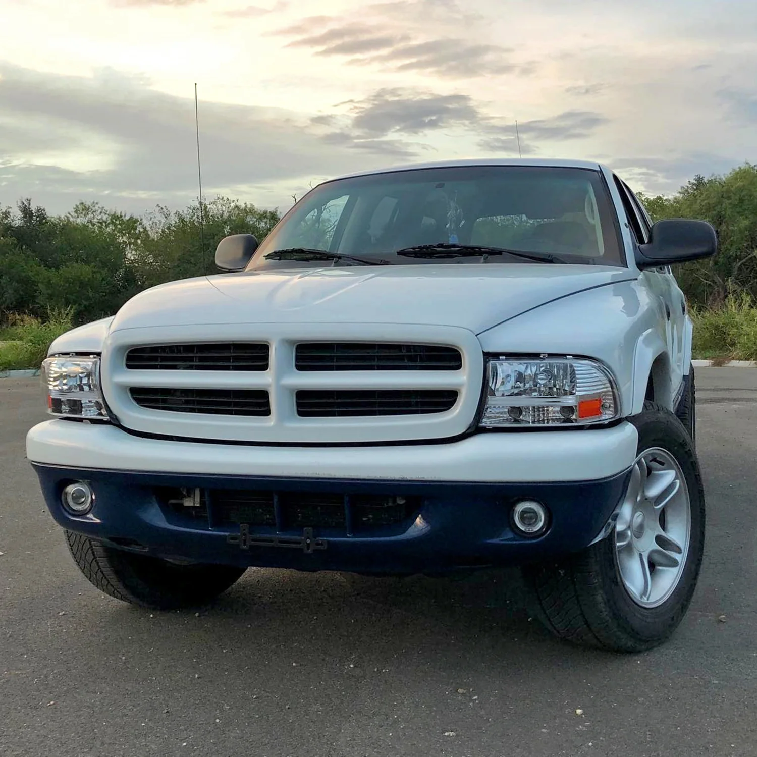 1997-2004 Dodge Dakota/98-2003 Durango Crystal Headlights Amber Reflector Chrome - Image 9