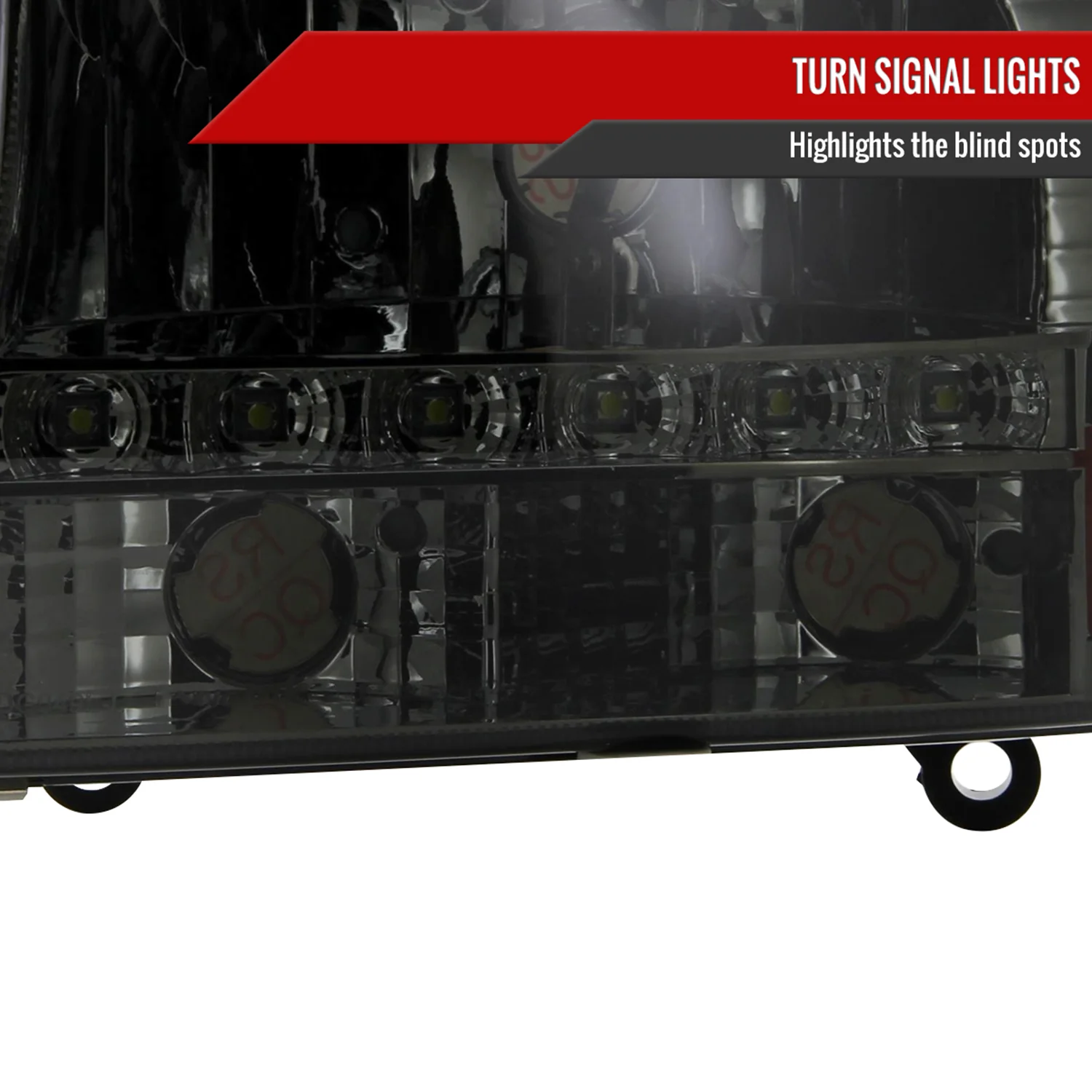 1997-2004 Dodge Dakota/ Durango LED Light Factory Crystal Headlights Smoked - Image 5