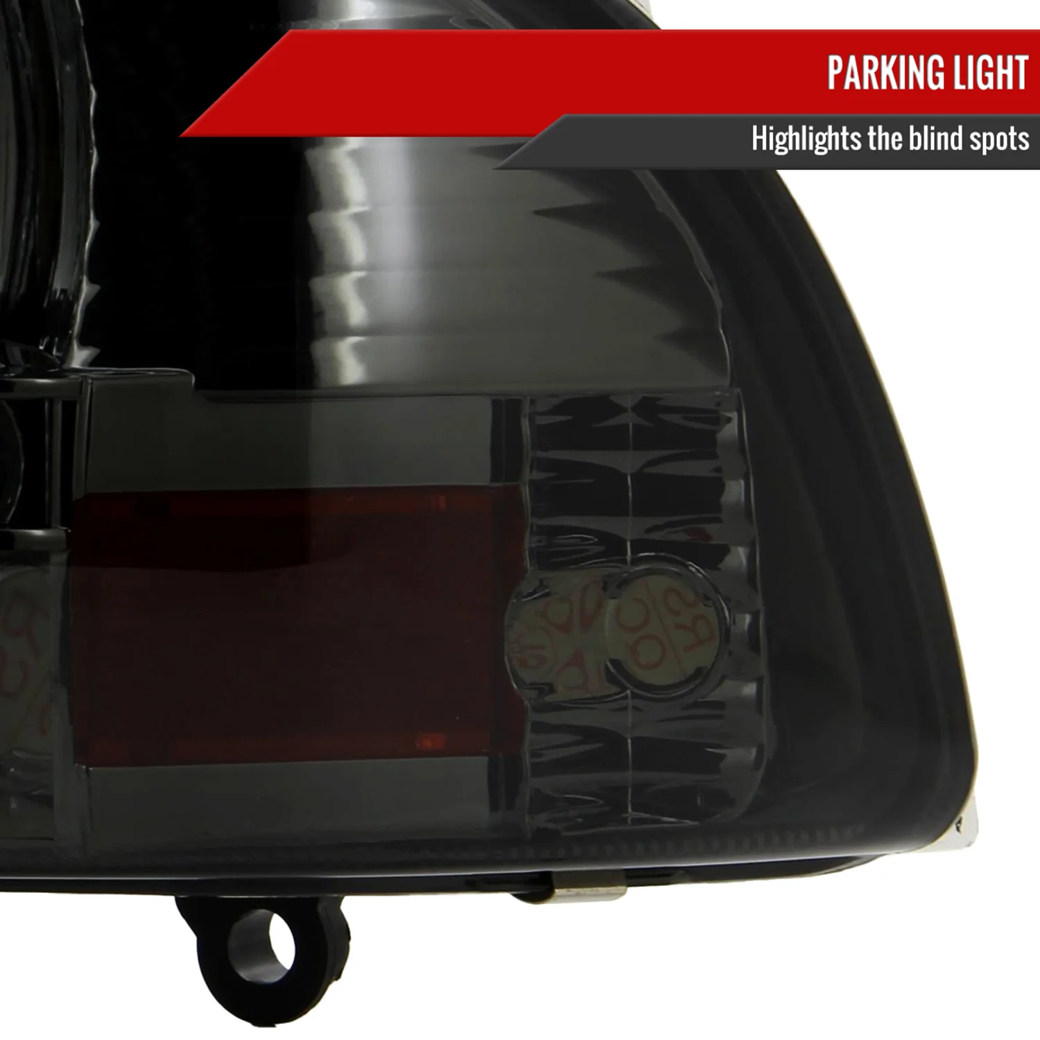 1997-2004 Dodge Dakota/ Durango LED Light Factory Crystal Headlights Smoked - Image 6