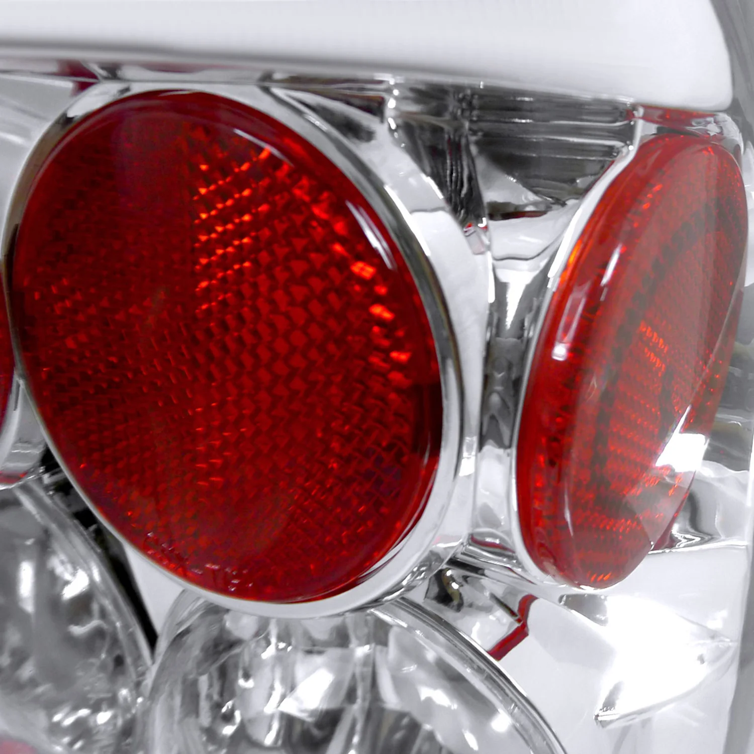1997-2004 Dodge Dakota Tail Lights Chrome Housing/Clear Lens - Image 5