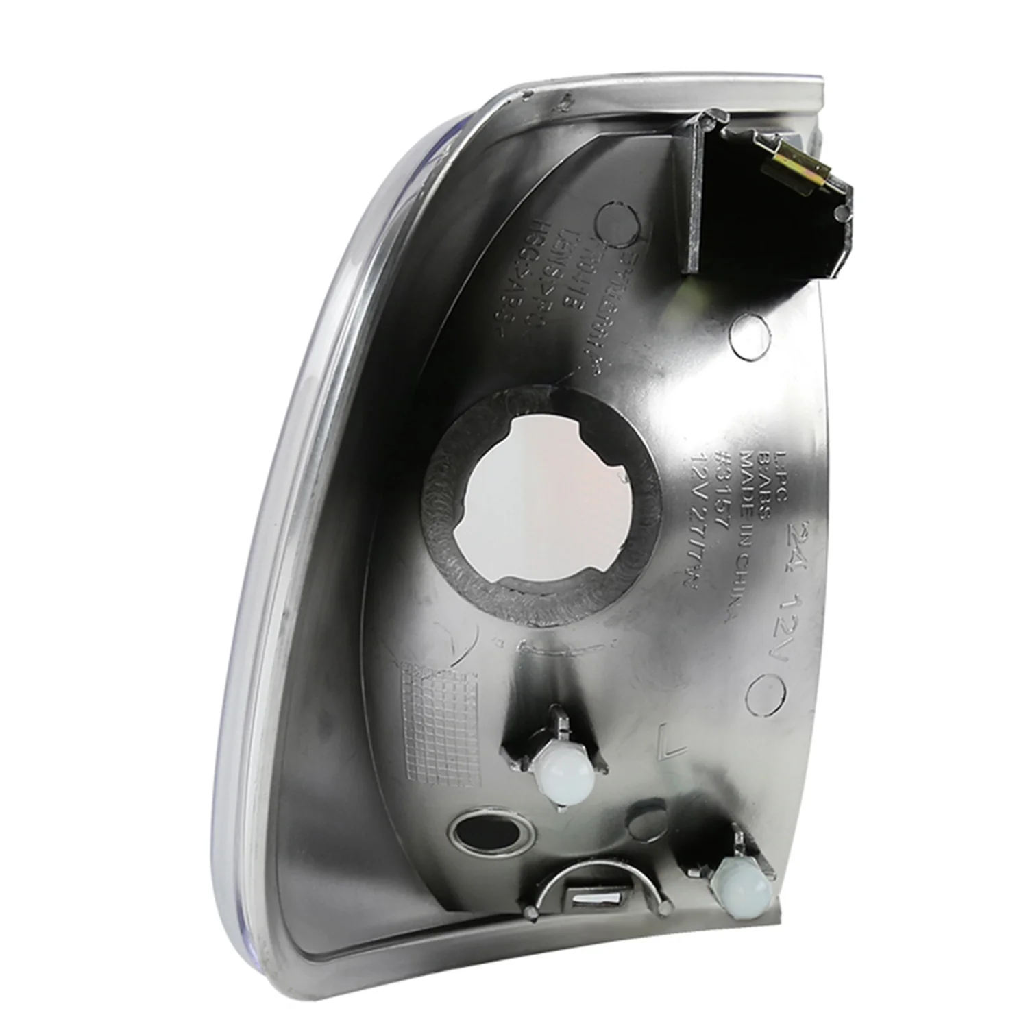 1997-2004 Ford F-150/Expedition Corner Lights Chrome Housing/Clear Lens - Image 9
