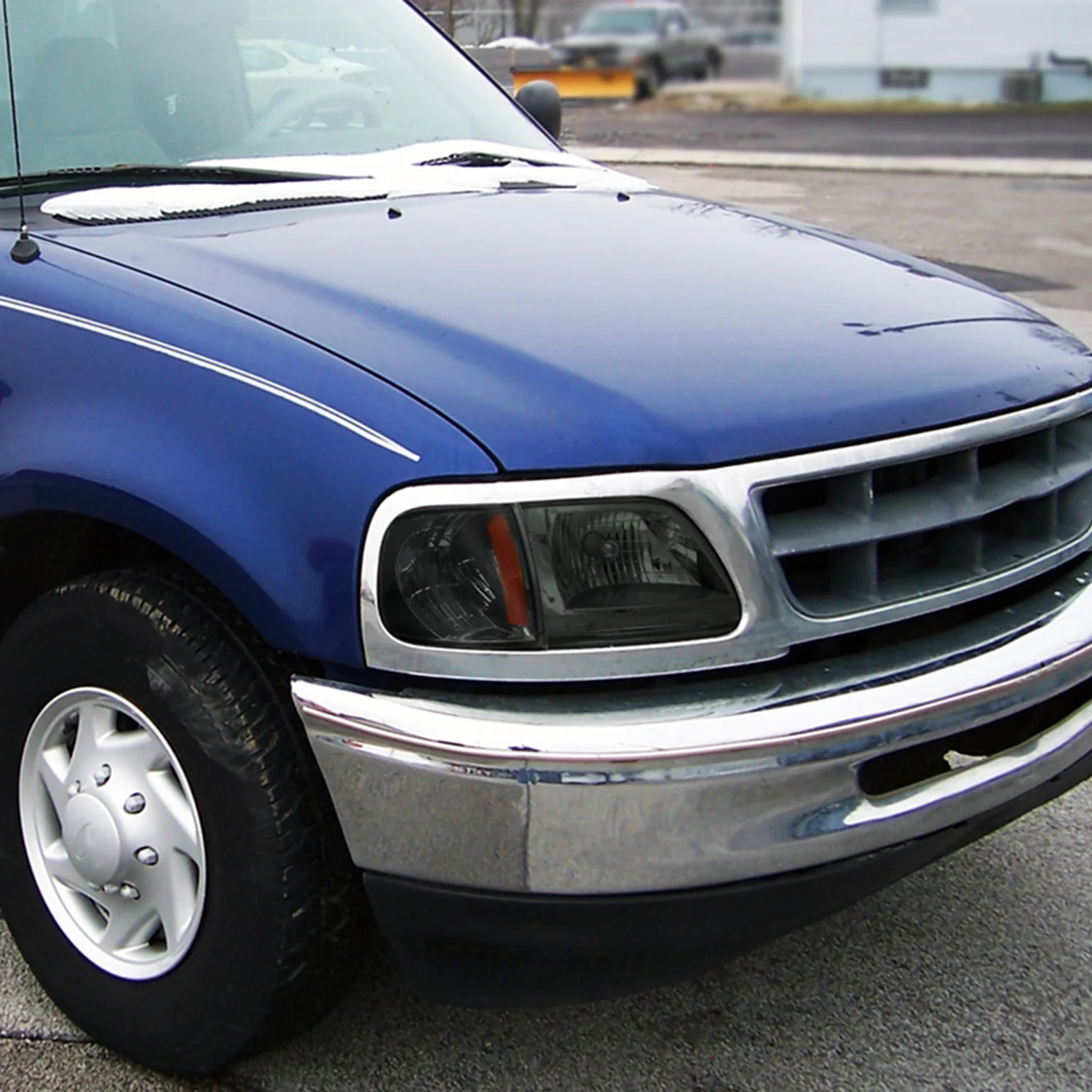 1997-2004 Ford F-150/Expedition Corner Lights Glossy Black/Smoke Lens - Image 10