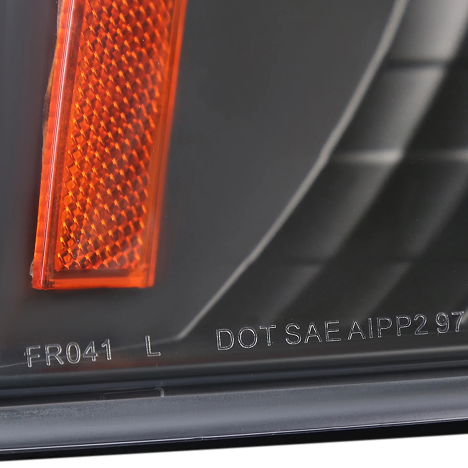 1997-2004 Ford F-150/Expedition Corner Lights Matte Black Housing/Clear Lens - Image 7
