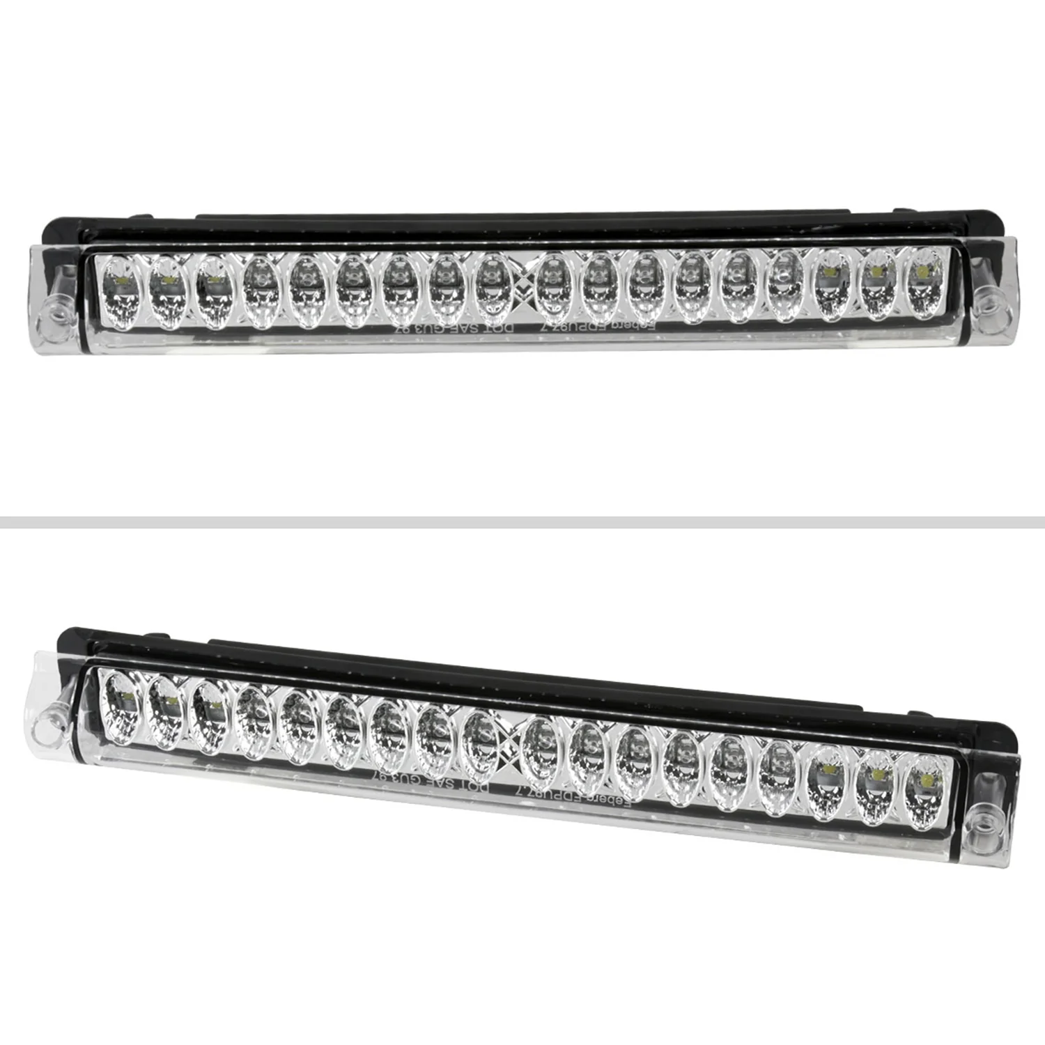 1997-2004 Ford F-150/F-250 Lincoln Blackwood LED 3rd Brake Tail Light Chrome - Image 3