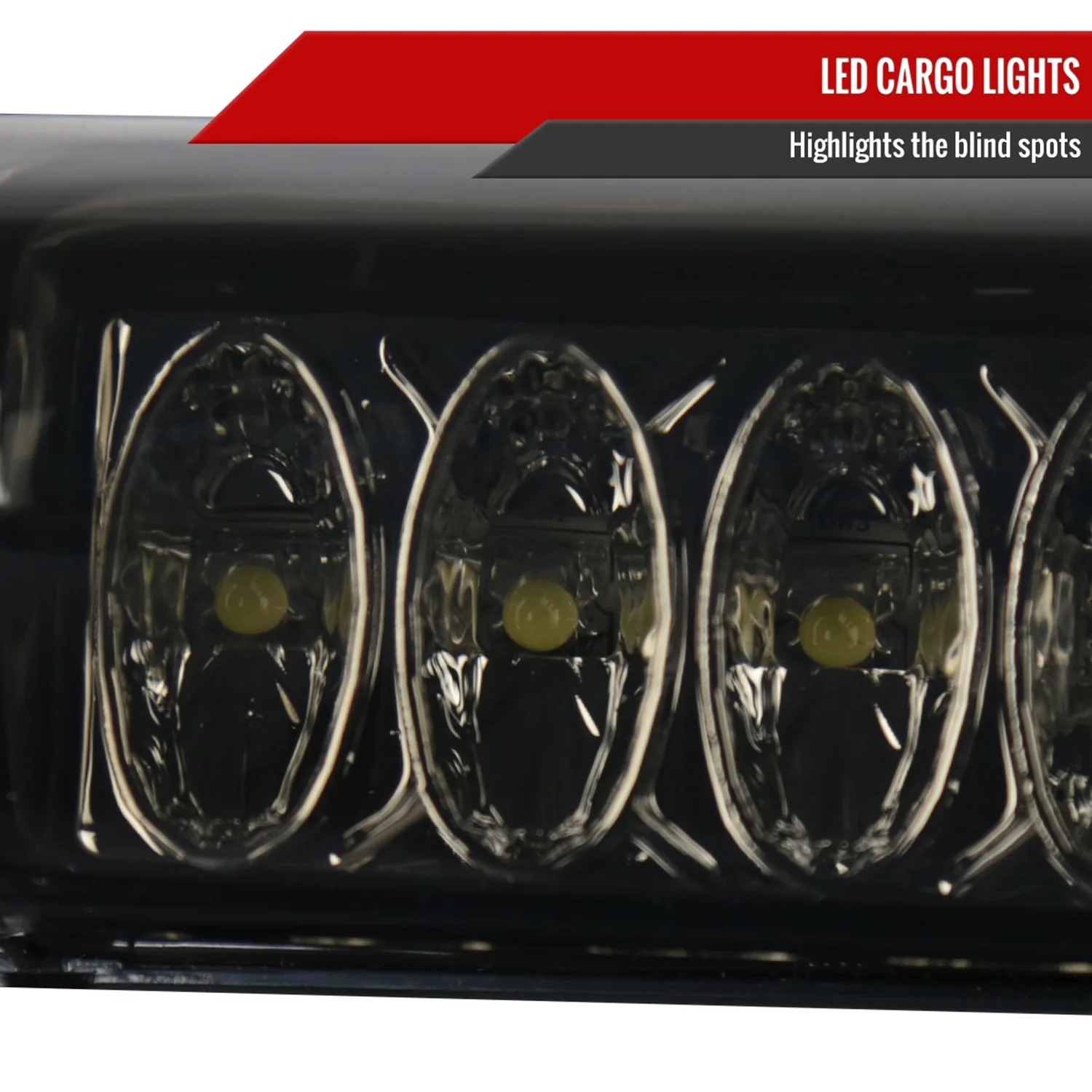 1997-2004 Ford F-150/F-250 Lincoln LED 3rd Brake Tail Light Chrome/Smoke - Image 5