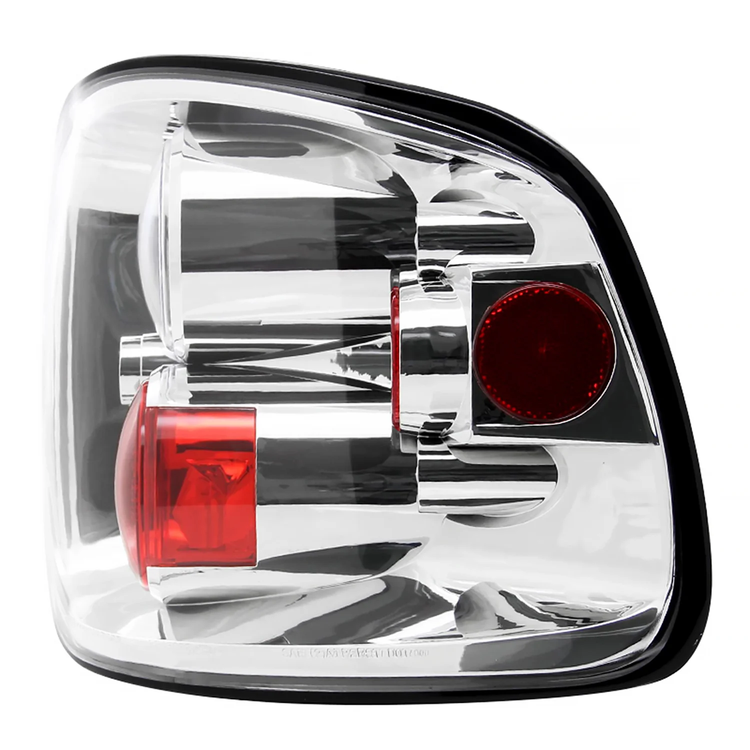 1997-2004 Ford F-150 Flareside Tail Lights Chrome Housing/Clear Lens - Image 6