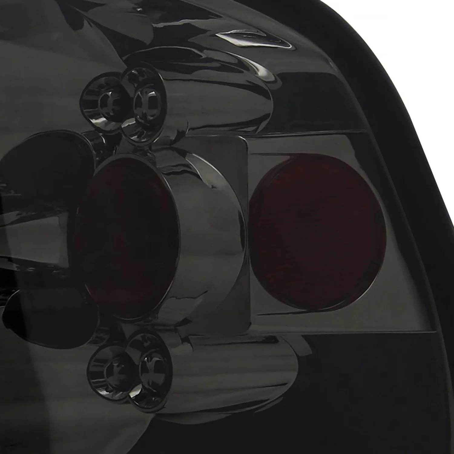 1997-2004 Ford F-150 Flareside Tail Lights Chrome Housing/Smoke Lens - Image 5