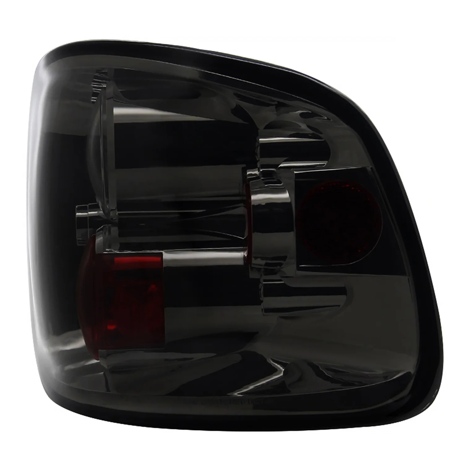 1997-2004 Ford F-150 Flareside Tail Lights Chrome Housing/Smoke Lens - Image 6