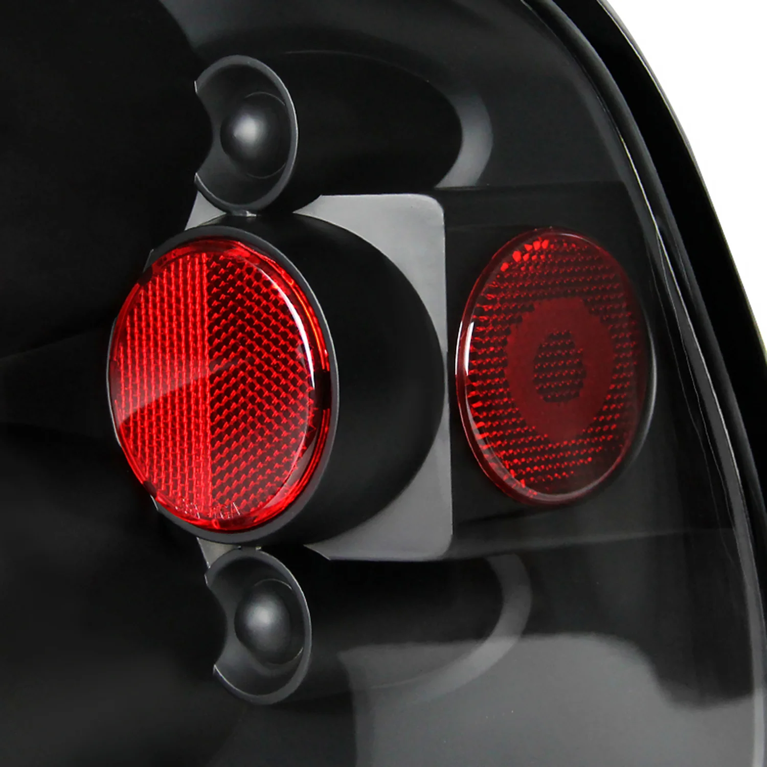 1997-2004 Ford F-150 Flareside Tail Lights Matte Black Housing/Clear Lens - Image 5