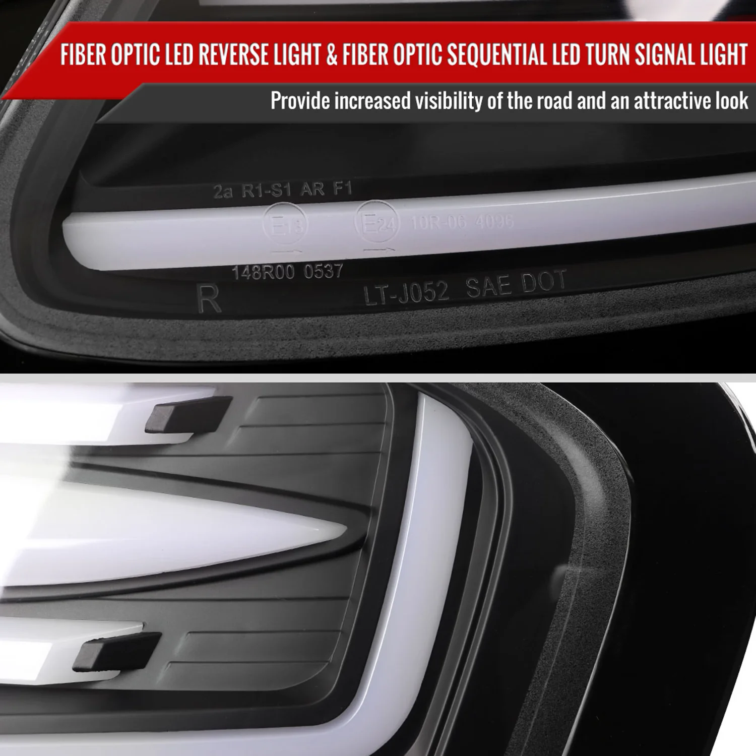 1997-2004 Porche Boxster 986 LED Sequential Tail Lights Matte Black/Clear Lens - Image 4
