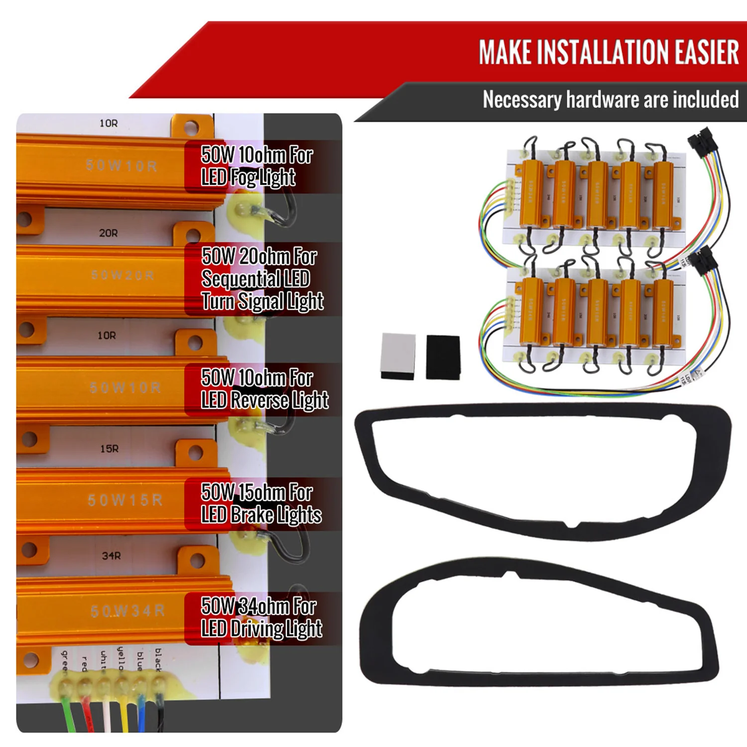 1997-2004 Porche Boxster 986 LED Sequential Tail Lights Matte Black/Clear Lens - Image 6