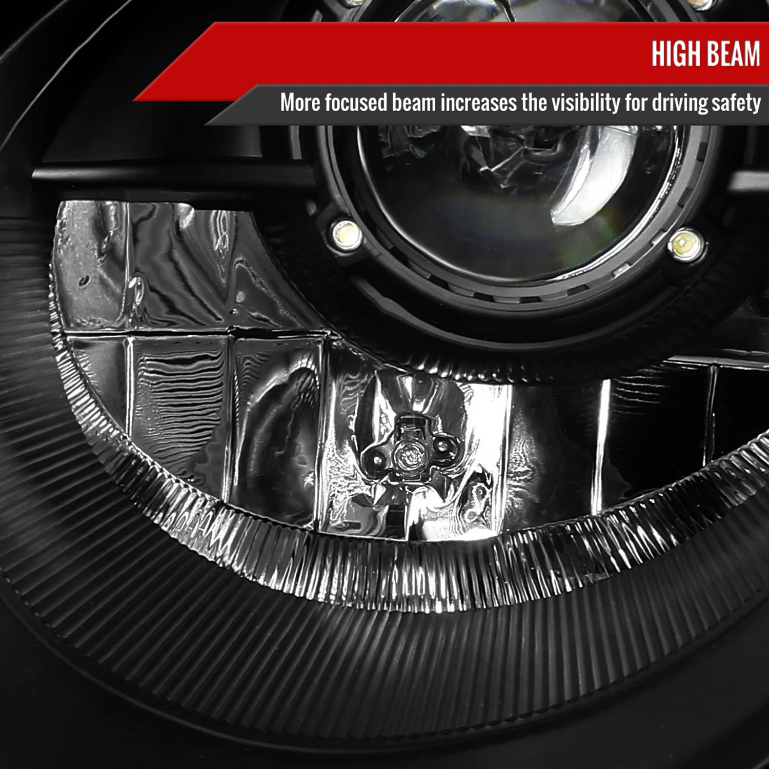 1997-2004 Porsche Boxster 986/911 996 LED Light Headlights Signal Lights Black - Image 4