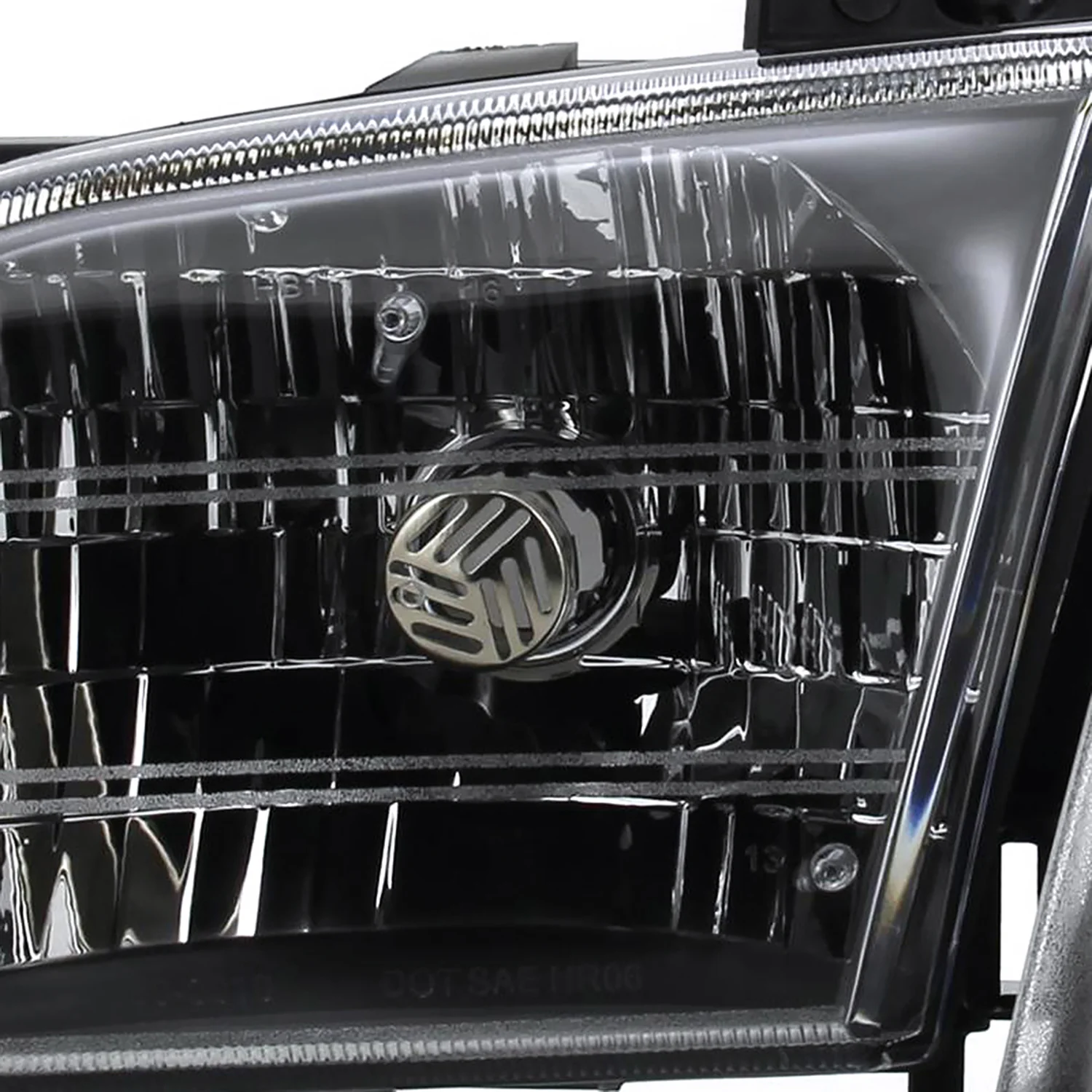 1997-2005 Chevy Venture Pontiac Montana/Trans Sport Crystal Headlights Black - Image 3